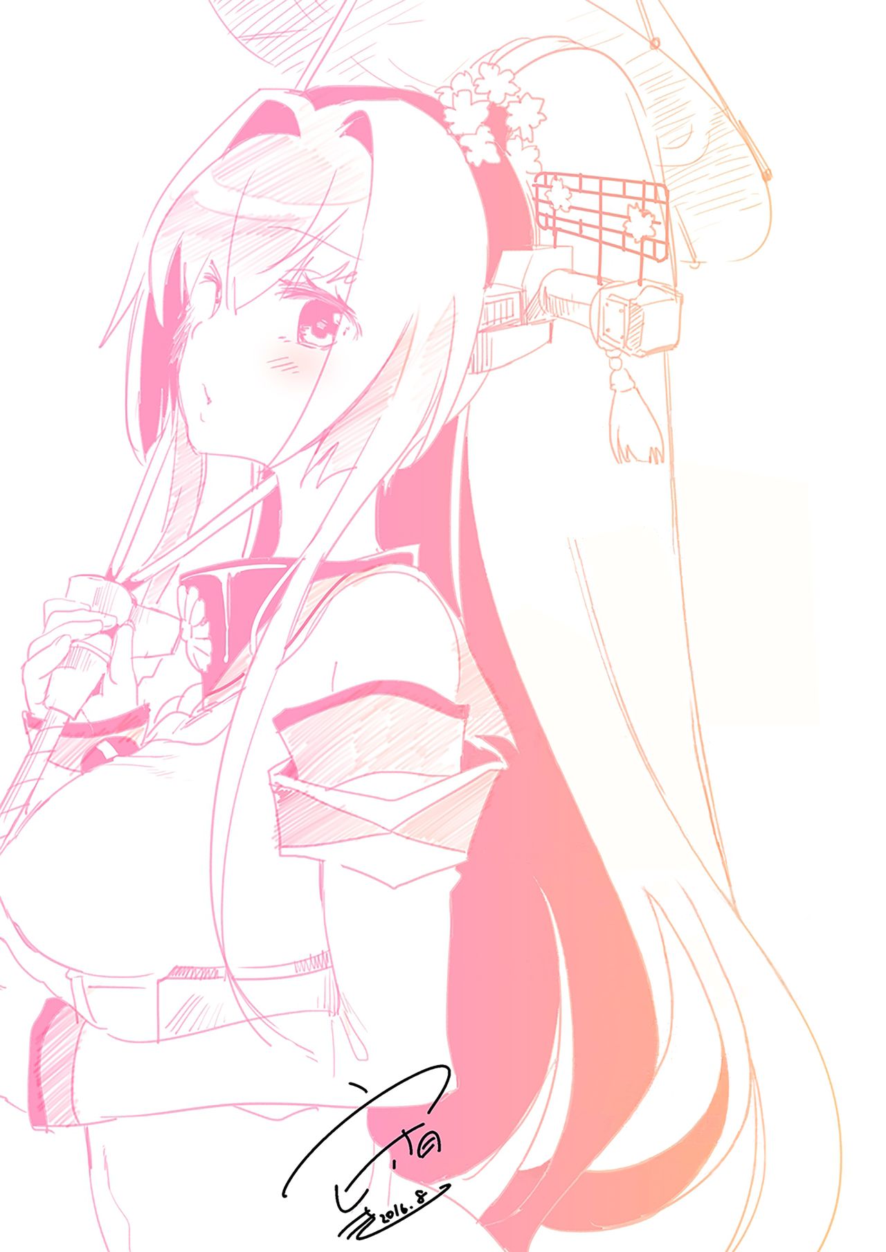 [かみしき (守月史貴)] 大和×セイフクH (艦隊これくしょん -艦これ-) [中国翻訳] [DL版]