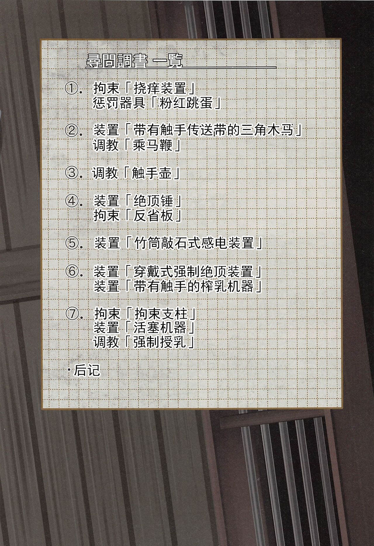 (C95) [もなかうどん (モニカノ)] 空母 加賀 尋問調書 (艦隊これくしょん -艦これ-) [中国翻訳]