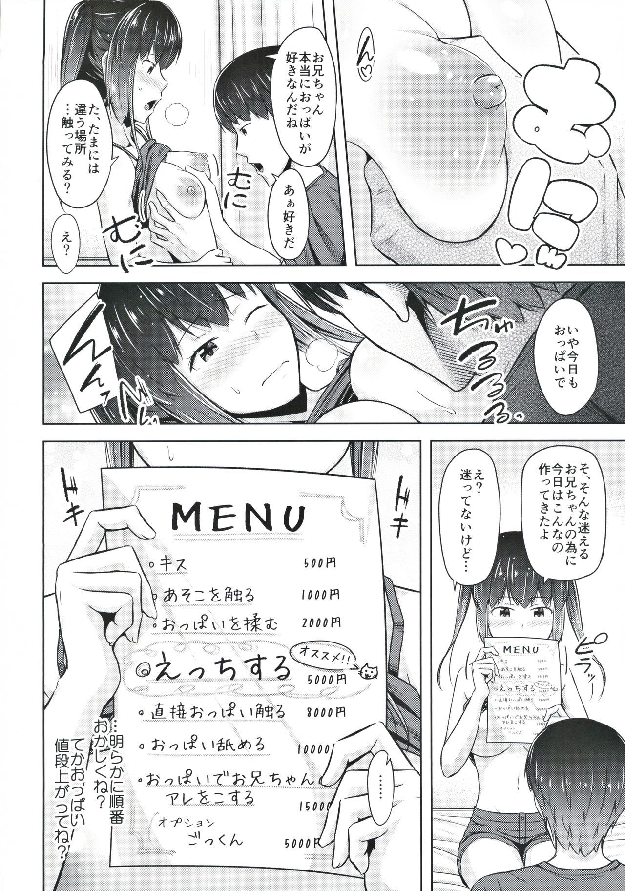 最近、妹のようすがない四方がない