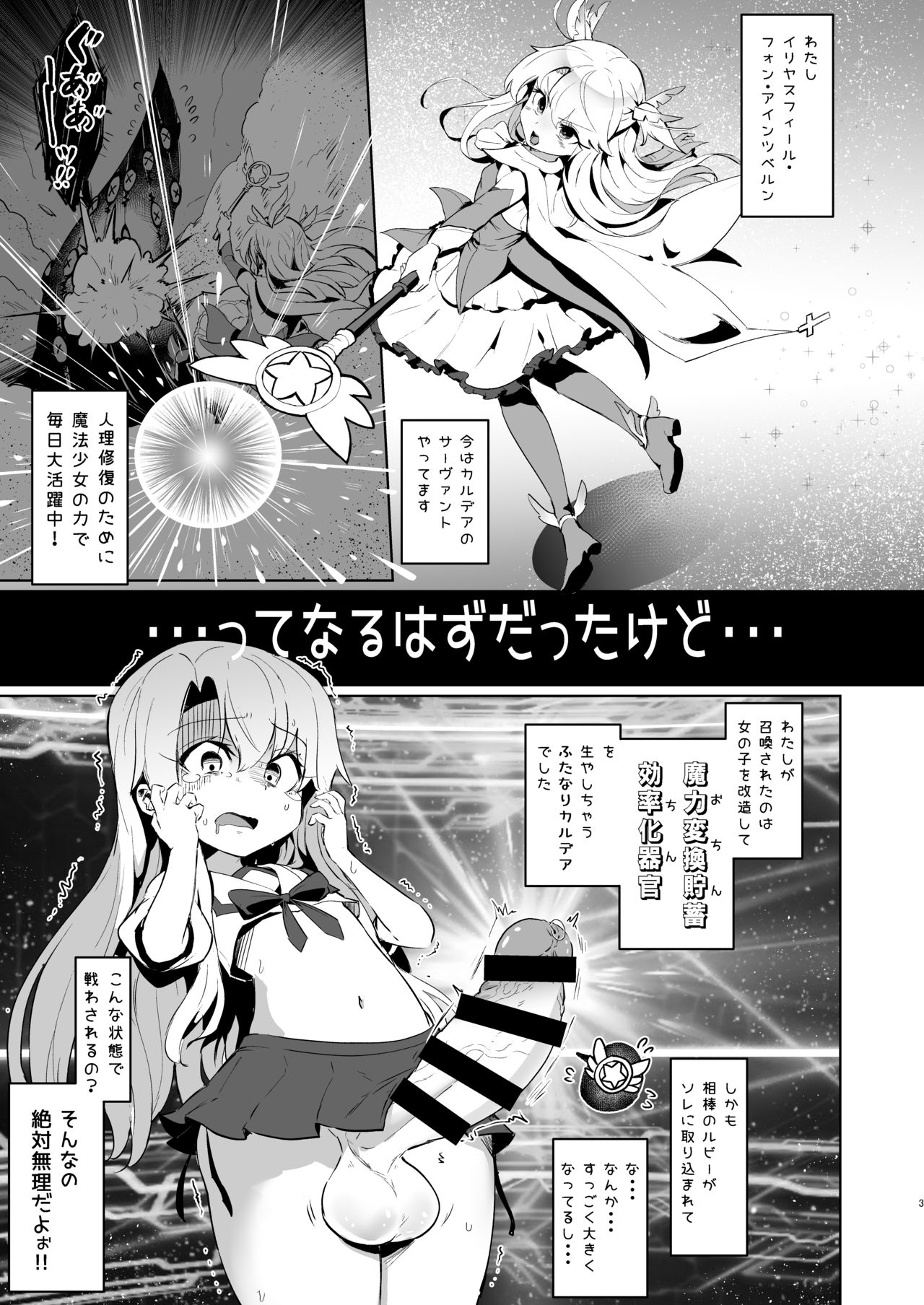 [水中ホワイト (かるぴ)] 召喚された女の子は皆ふたなり改造されちゃう弊カルデア2 (Fate/Grand Order、Fate/kaleid liner プリズマ☆イリヤ) [DL版]