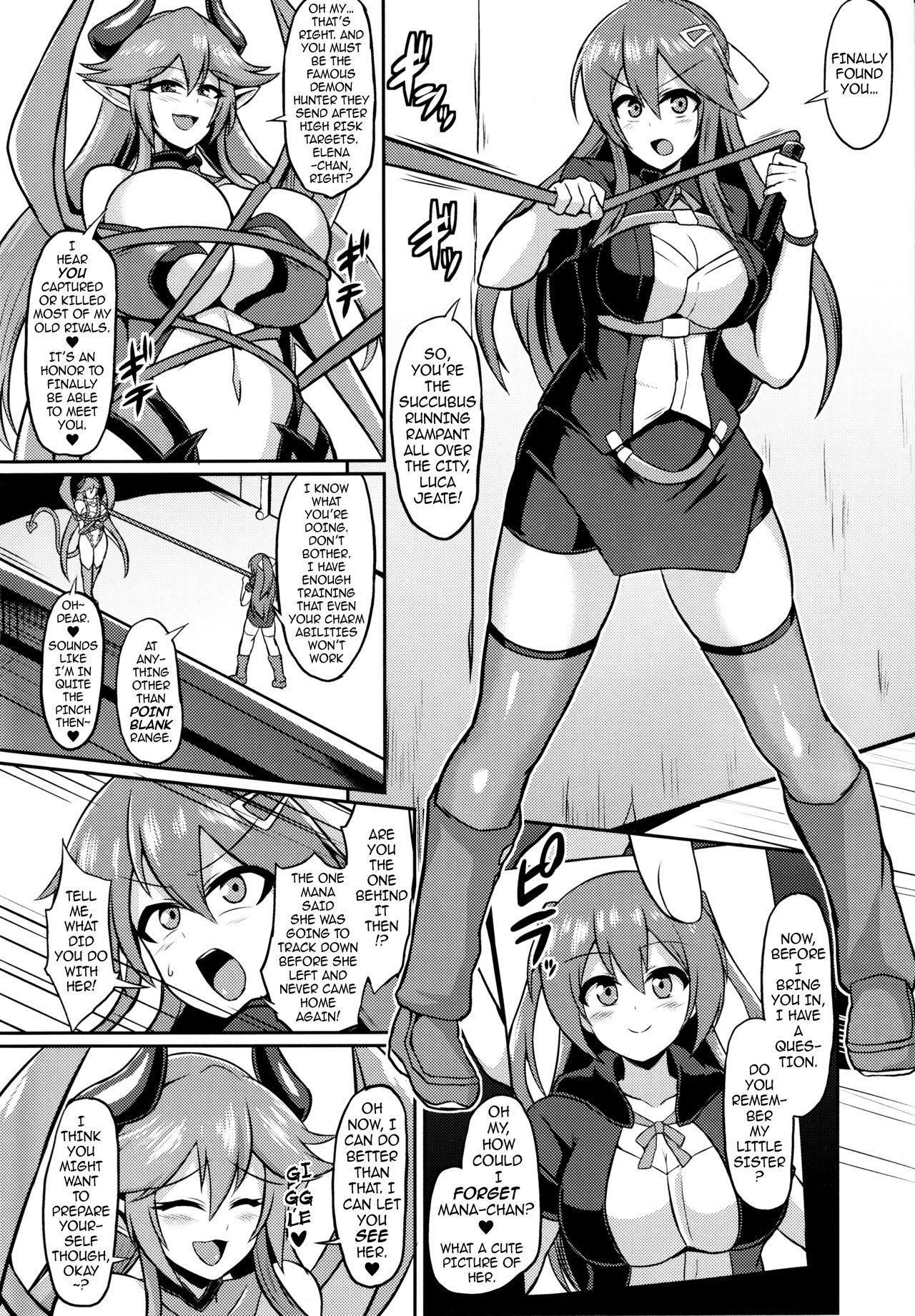(C97) [イカめし食堂 (イカめし)] レズ淫魔の淫紋快楽調教2 [英訳]