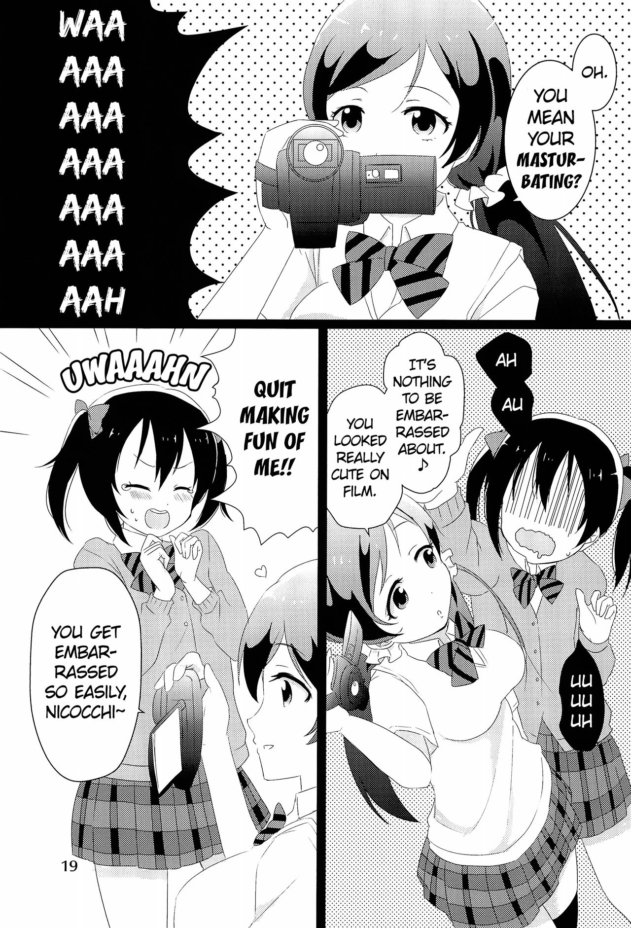 (僕らのラブライブ! 2) [ゅめみるぃちごチぁン☆ (魚肉ソーセージ粉砕玉露茶)] のぞにこ式××××塾 (ラブライブ!) [英訳]