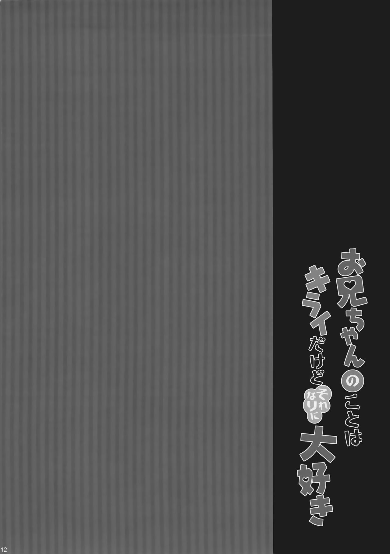 (C97) [涼屋 (涼香)] お兄ちゃんのことはキライだけどそれなりに大好き2+1