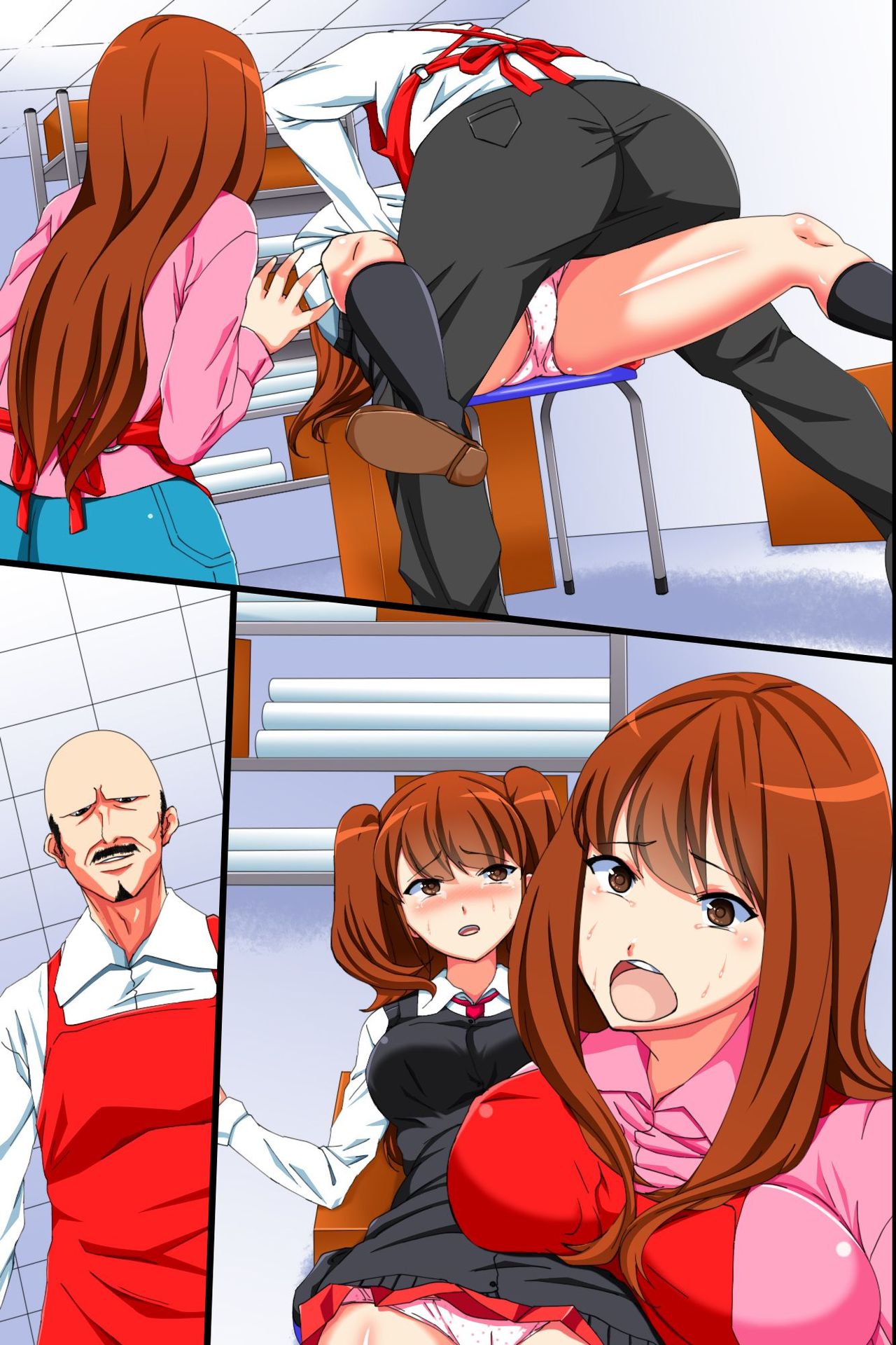 [rbooks] 鬼畜店長の手に堕ちゆく美人母娘～マン引きの代償は肉体接待～