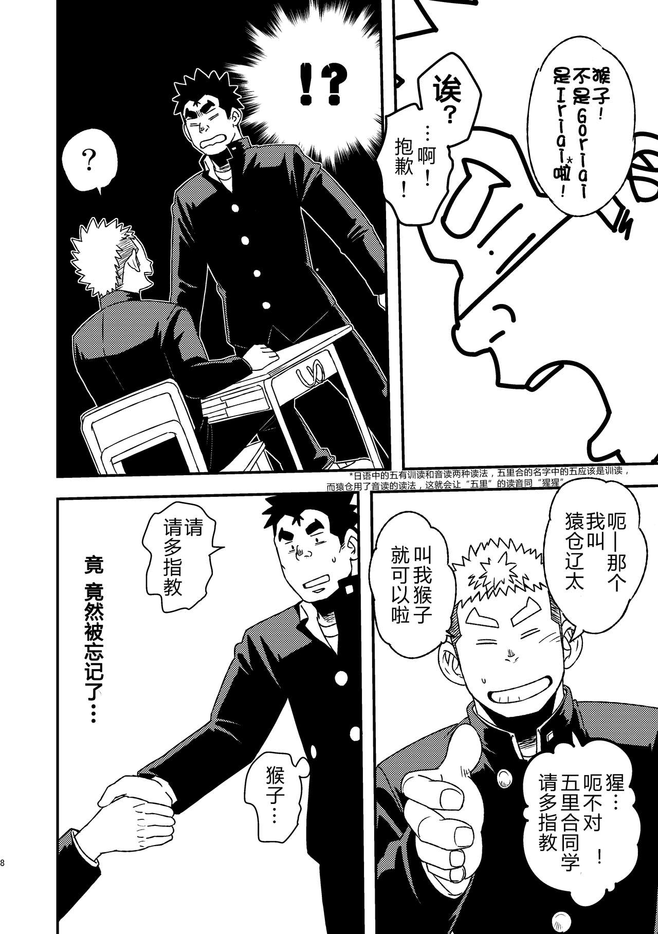 [まる天丼 (英吉)] モーホー学園水球部2 [中国翻訳] [DL版]