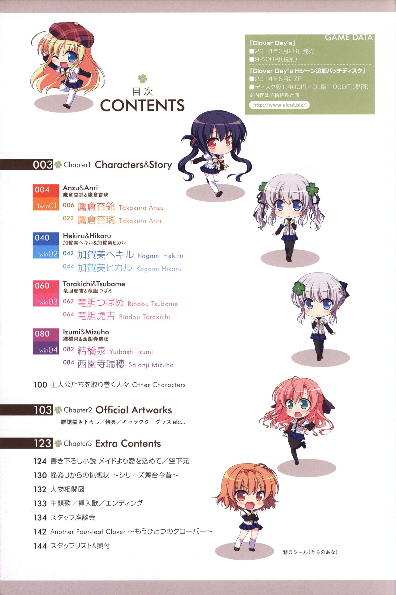 [ALcot]Clover Day's アートワークス