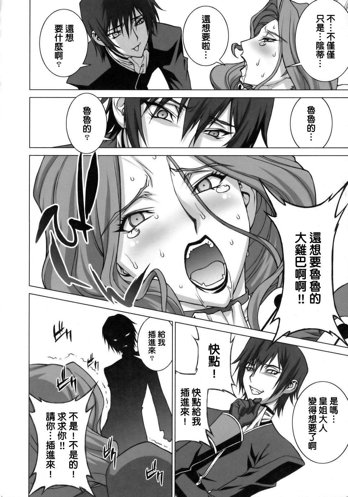 (C75) [もっちー王国 (もっちー)] 罪と罰 (コードギアス 反逆のルルーシュ) [中国翻訳]