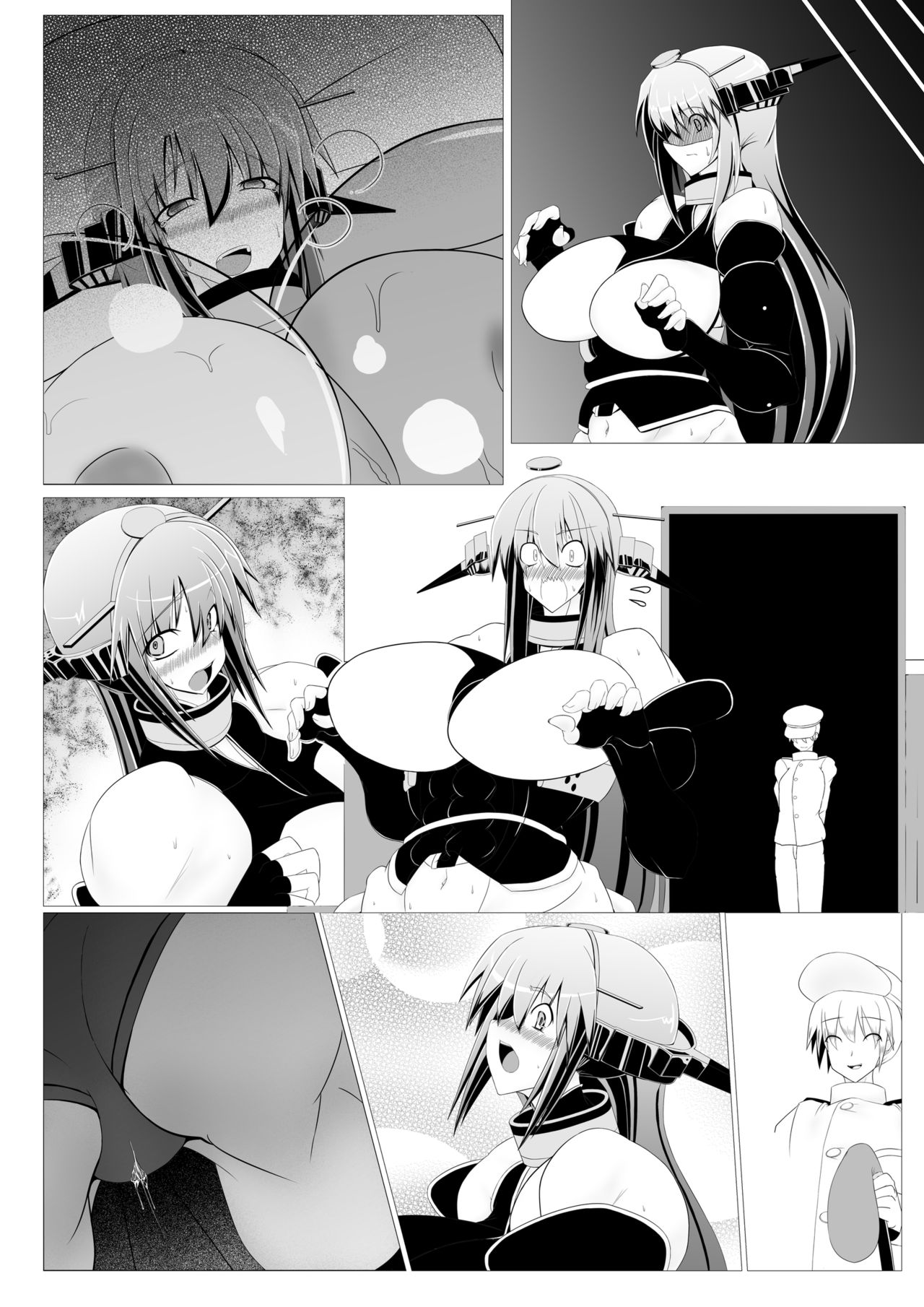 [ぷちオタ落描き (蜂)] 長○先生風船陵辱漫画 －電車内&学園編－ (艦隊これくしょん -艦これ-) [DL版]