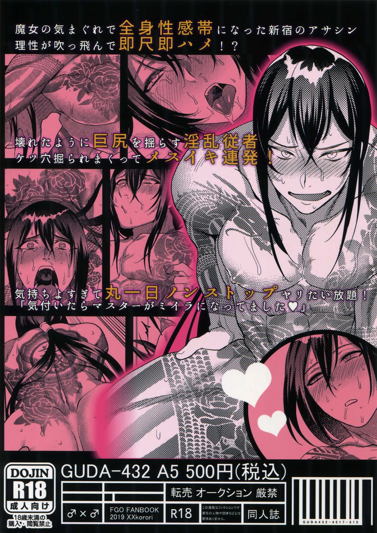 (Super ROOT 4 to 5 2019) [xxkorori (小虎)] 感度500倍闇の侠客ノンストップ生ハメ24時 (Fate/Grand Order) [英訳]