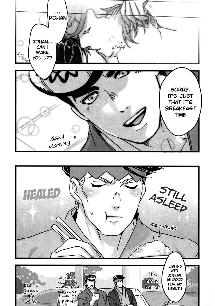 (ザ・ワールド12) [温度 (ぬるぬる)] 愛情で満腹 (ぬるぬる仗露再録本) (ジョジョの奇妙な冒険) [英訳]