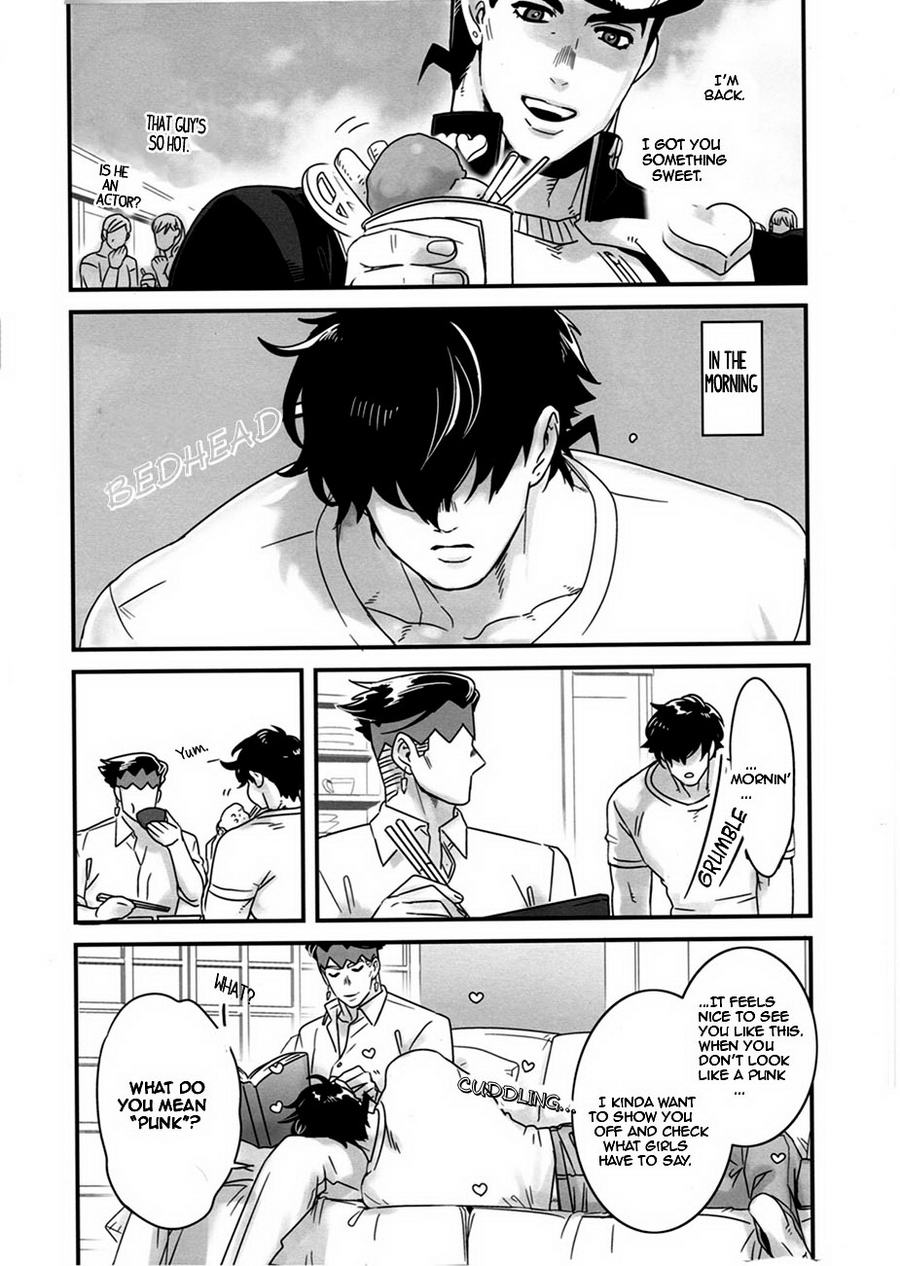 (Golden Blood 19) [温度 (ぬるぬる)] 危なっかしいけど浮気はしない (ジョジョの奇妙な冒険) [英訳] [無修正]