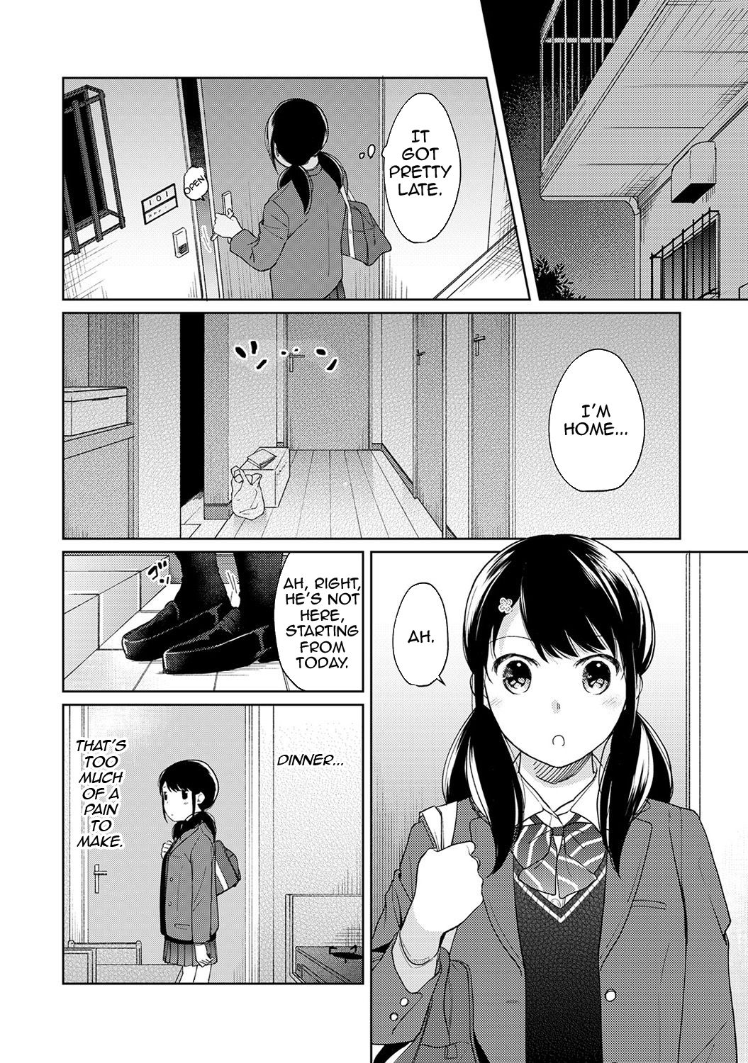[二三月そう] 1LDK+JK いきなり同居? 密着!? 初エッチ!!? 第1-14話 [英訳]