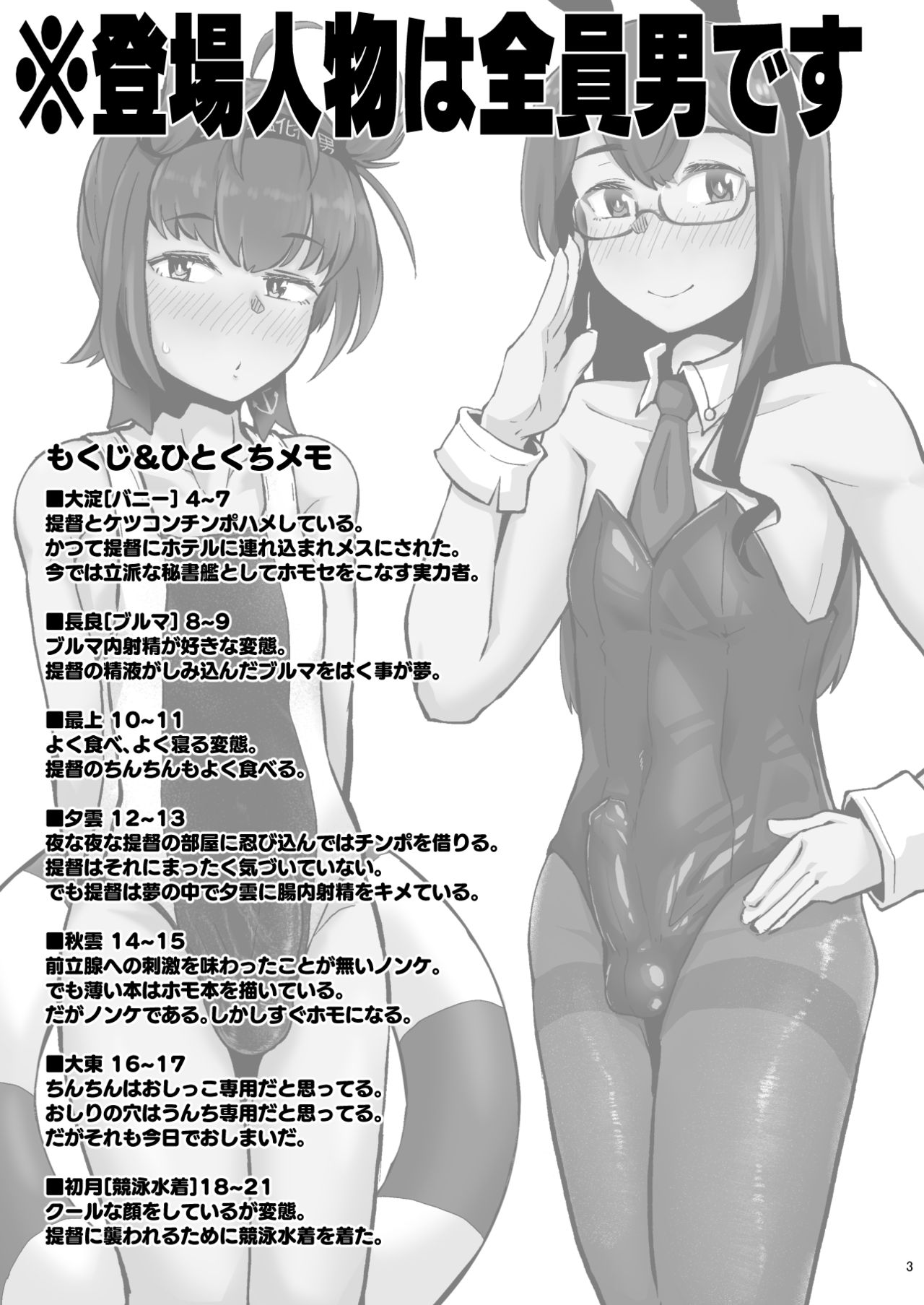 [眼ん月堂 (至室)] 艦娘全員男説♂ (艦隊これくしょん -艦これ-) [DL版]