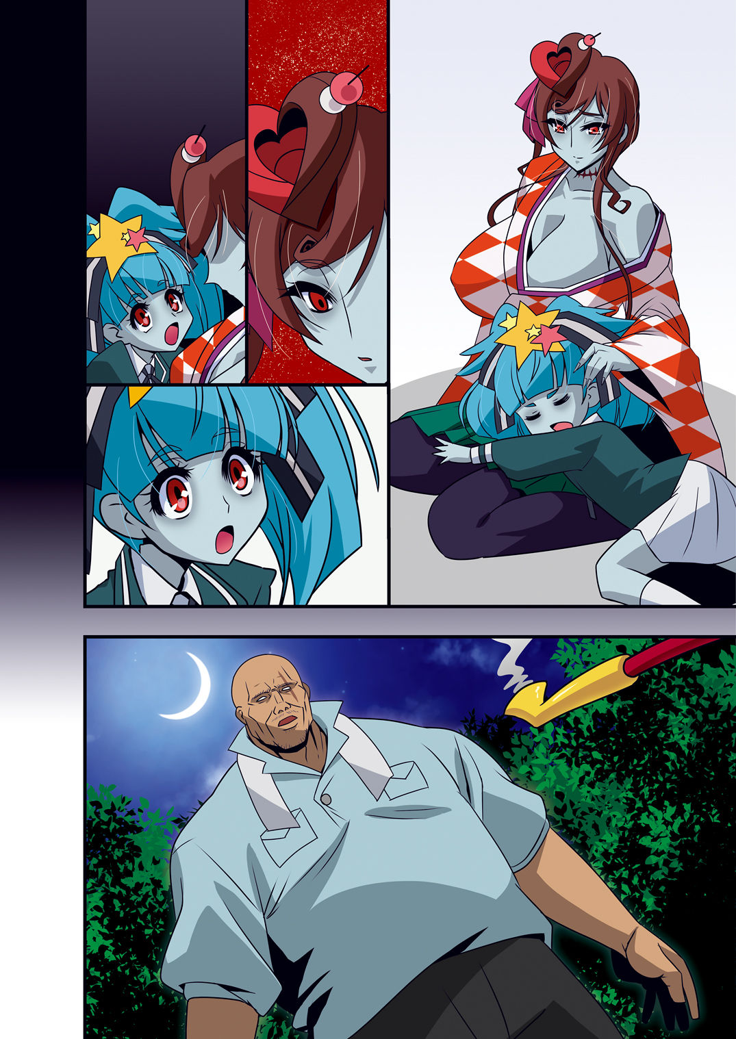 [スタジオみずよーかん (東戸塚らいすた)] 姐さんvs超極太 ゆうぎり対たけお 月下の攻防戦 ～「なんでありんすか、この、丸太んぼうは」～ (ゾンビランドサガ) [DL版]