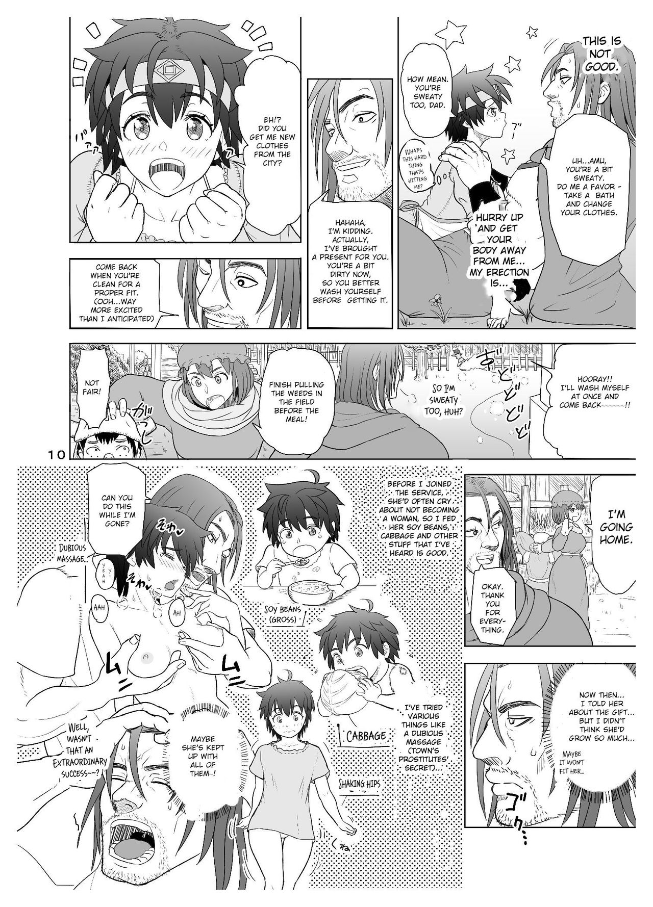 [まんドリル (有村ありお)] だって男はケダモノだもの 第1話 お父さんはオオカミさん? [英訳]