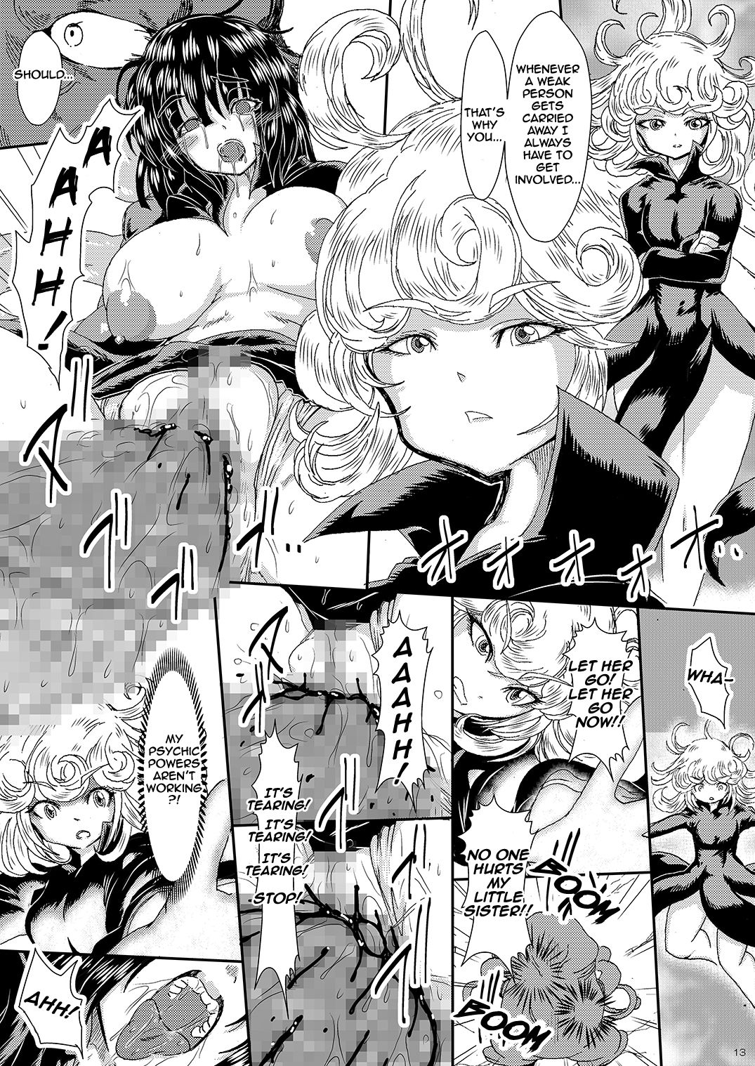 [ゆずぽん酢 (さこきち)] IN RAN-WOMEN 快楽に堕ちる姉妹 (ワンパンマン) [英訳] [DL版]
