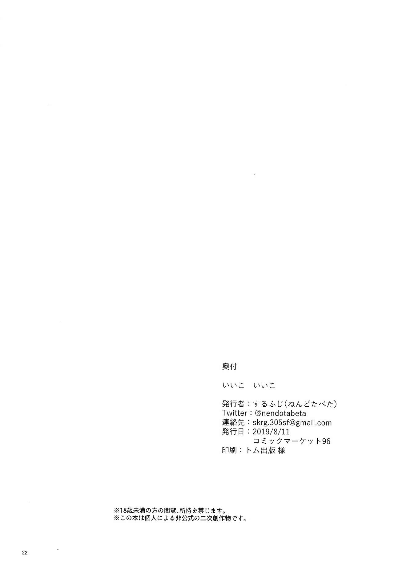 (C96) [ねんどたべた (するふじ)] いいこいいこ (ラブライブ!) [英訳]