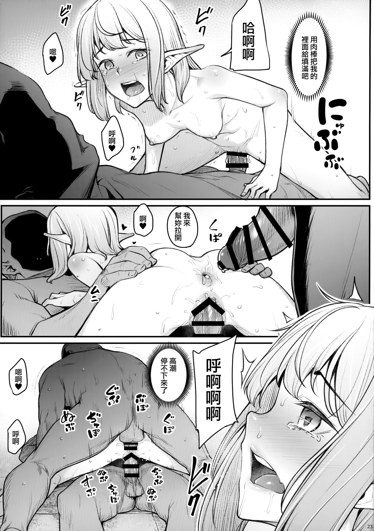 (C96) [エリア14 (かせい)] エルフみだれ淫ら [中国翻訳]