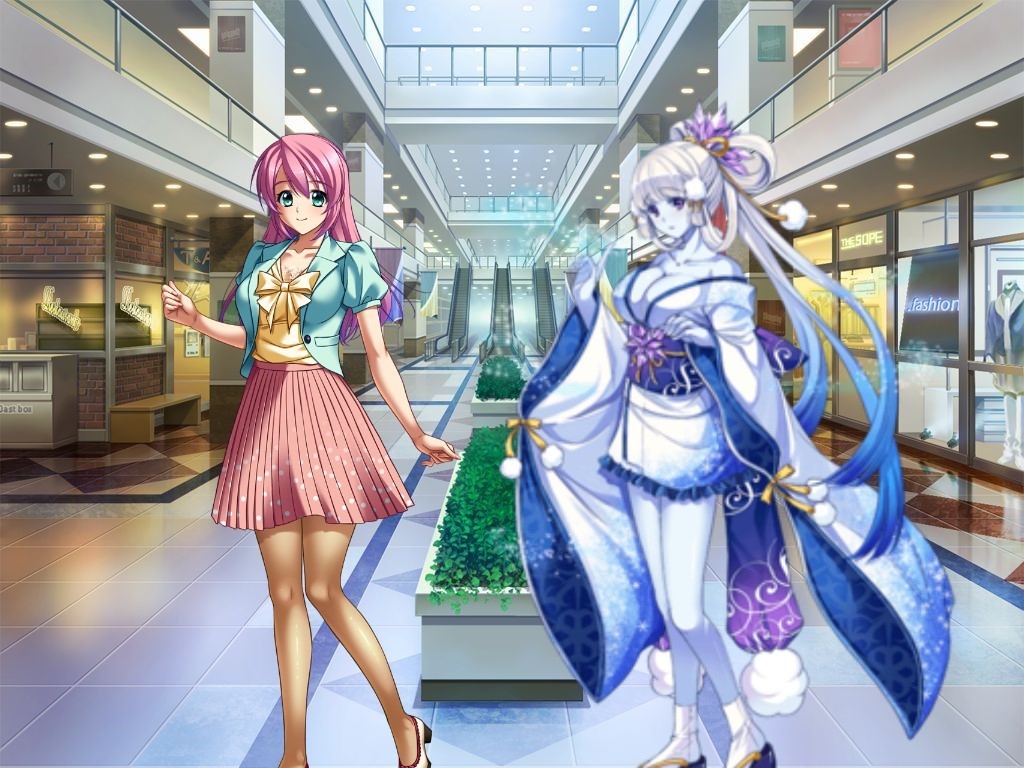 雪女が凍る