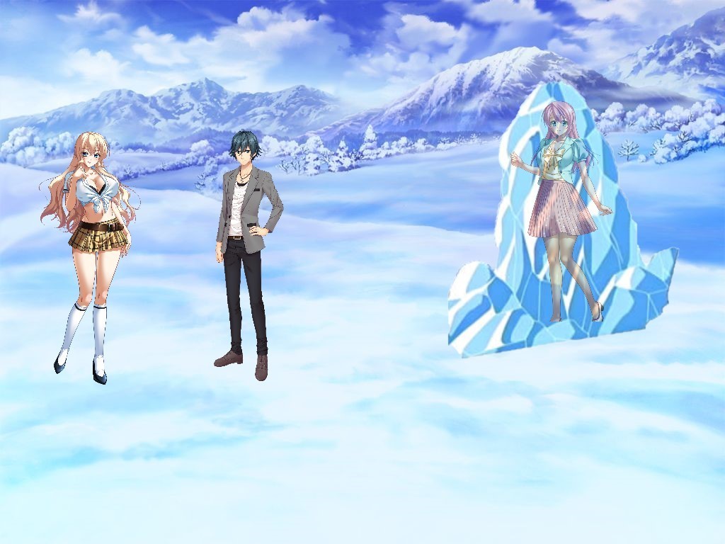 雪女が凍る
