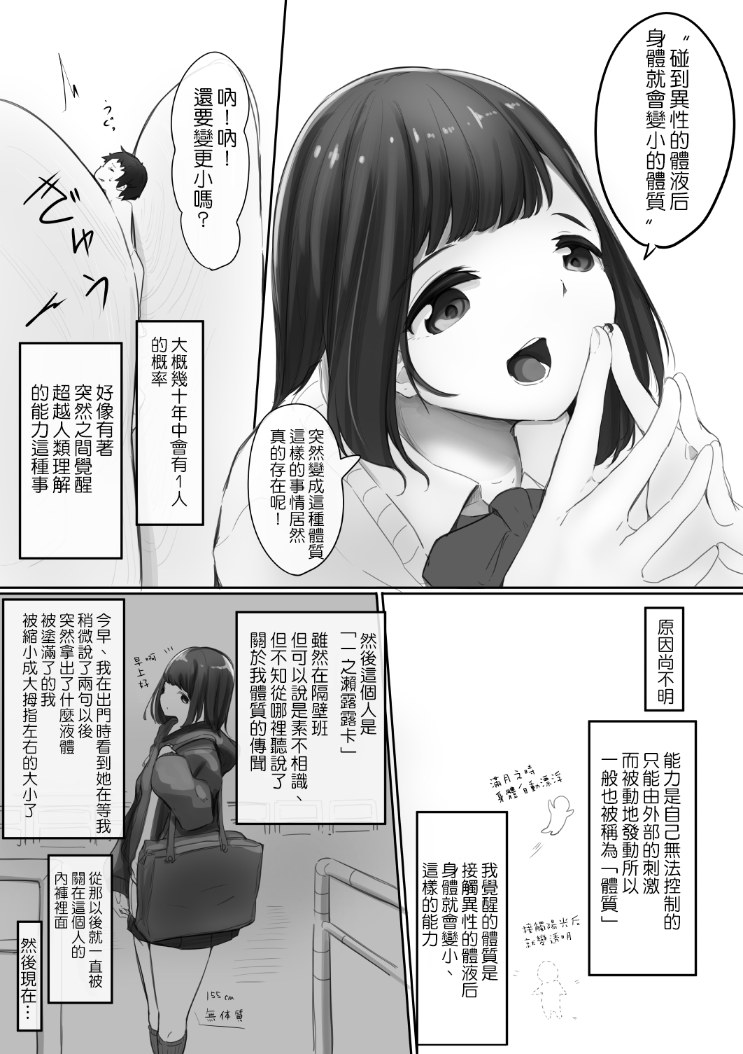 [まるしゃも] 体液で縮められるシチュ [中国翻訳]