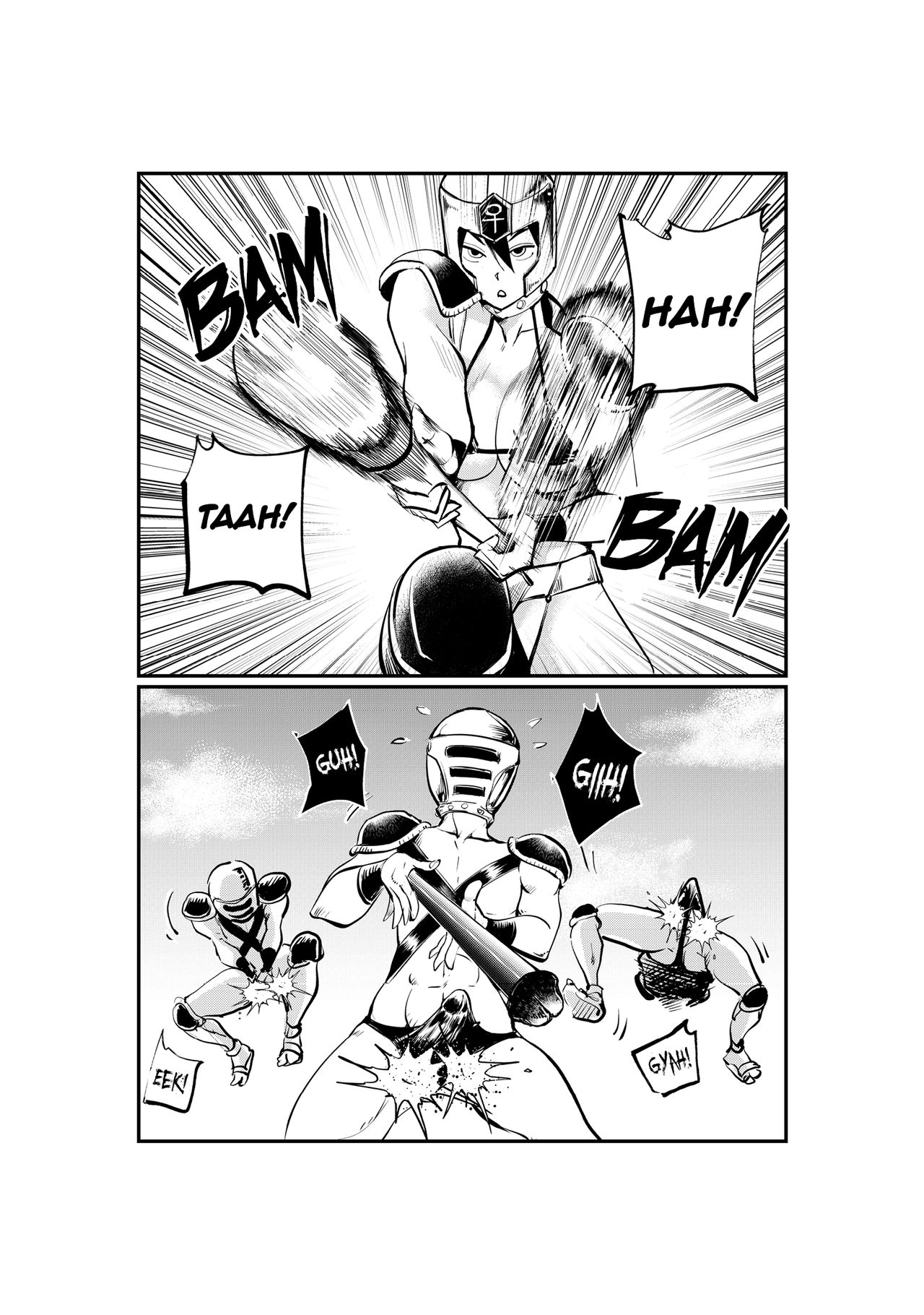 [ピーカン (幕野内)] 女男戦争 [英訳] [無修正]