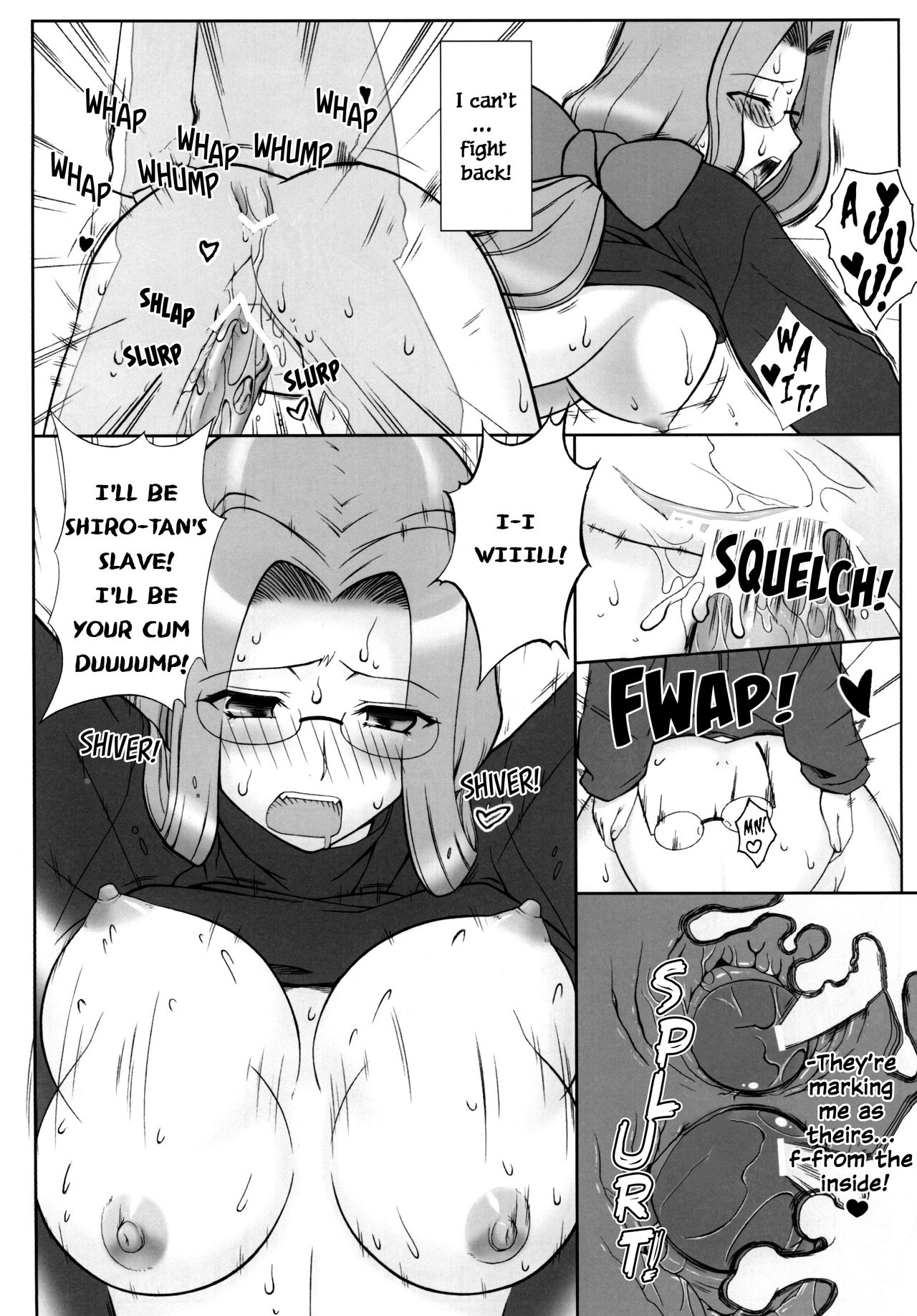 [我チ○コ書房 (孤蛮屋こばん)] やっぱりライダーはえろいな。総集編 1 (Fate/hollow ataraxia) [英訳] [ページ欠落]