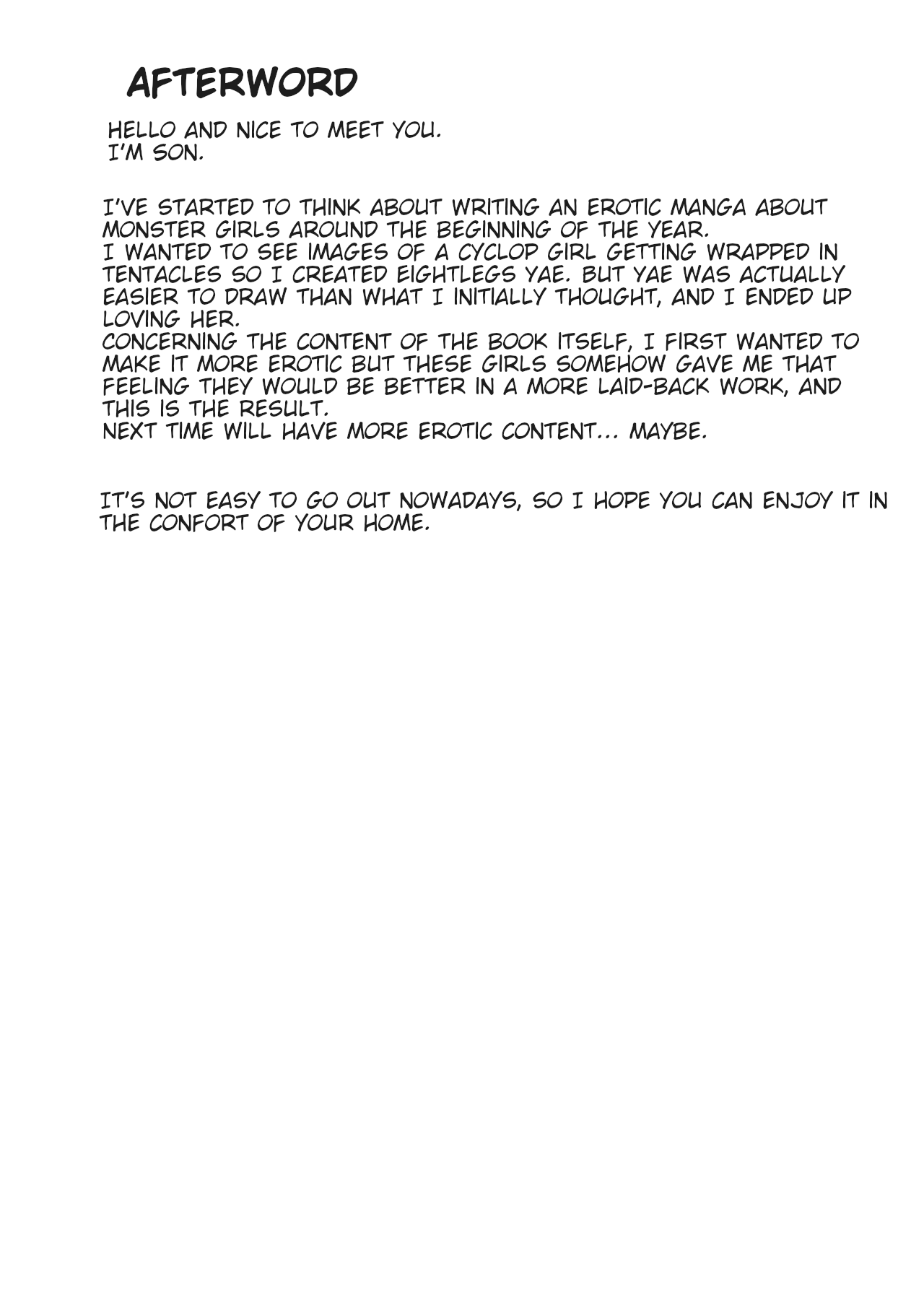 [そんだけ。 (SoN)] タコ娘と単眼娘がXXするだけ。 [英訳] [DL版]