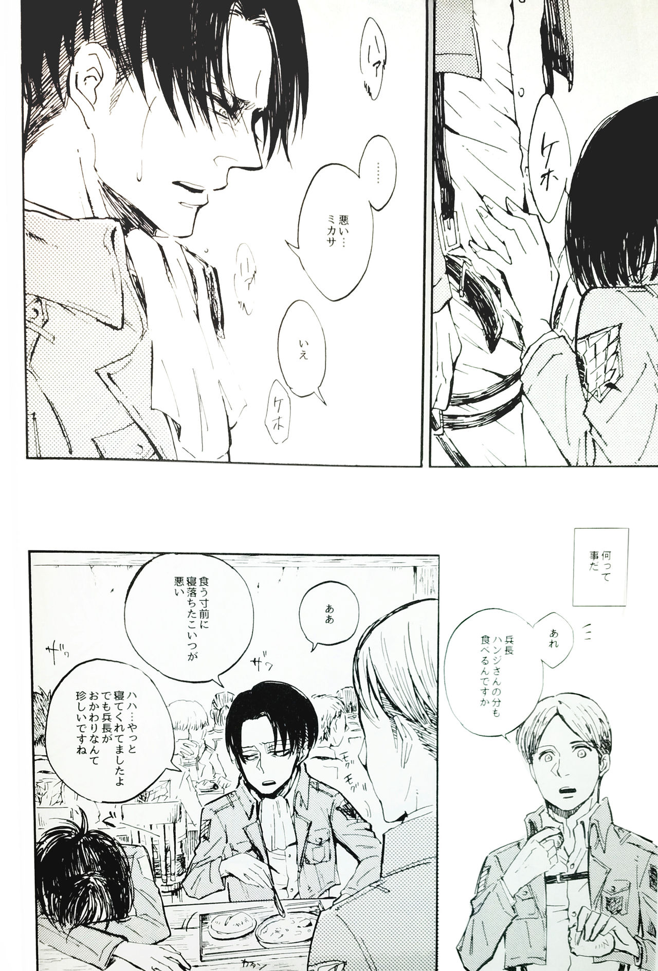 (SUPER関西22) [QuintalLagosta (エビグラ)] 難儀な部下の恋煩い (進撃の巨人)