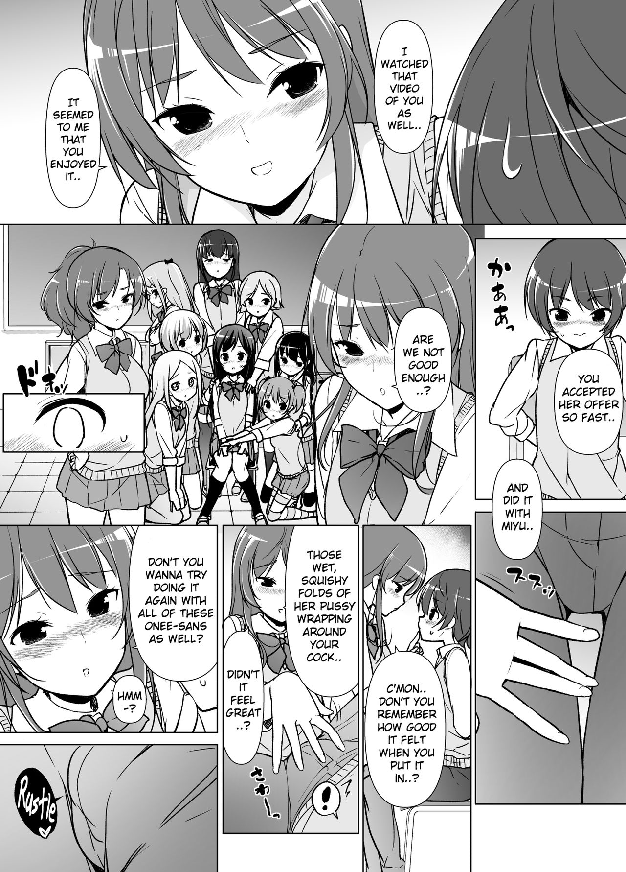 [まっさら島 (元虫)] ハーレムten～一人で10人お相手！！[英訳]
