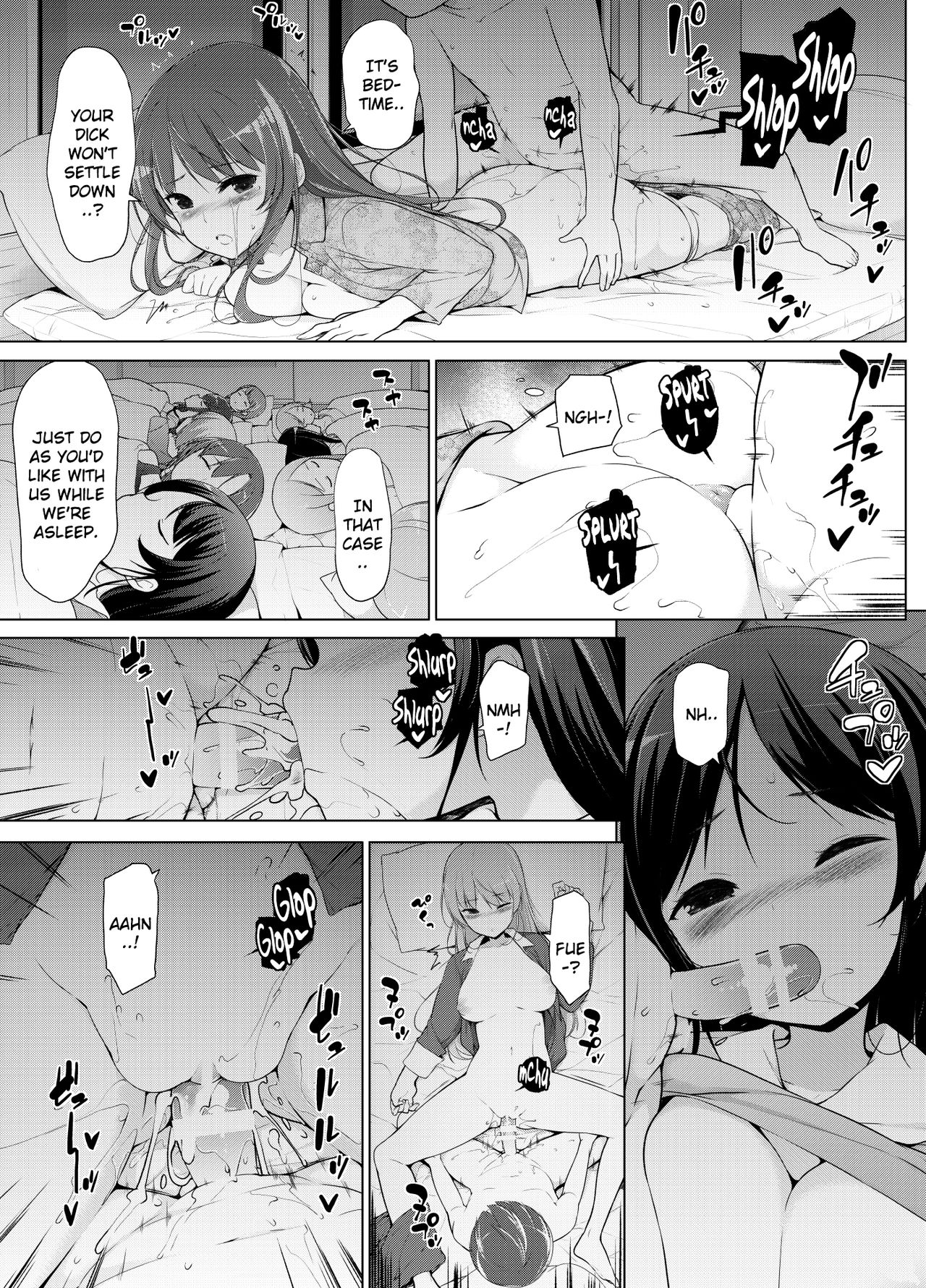 [まっさら島 (元虫)] ハーレムten～一人で10人お相手！！[英訳]