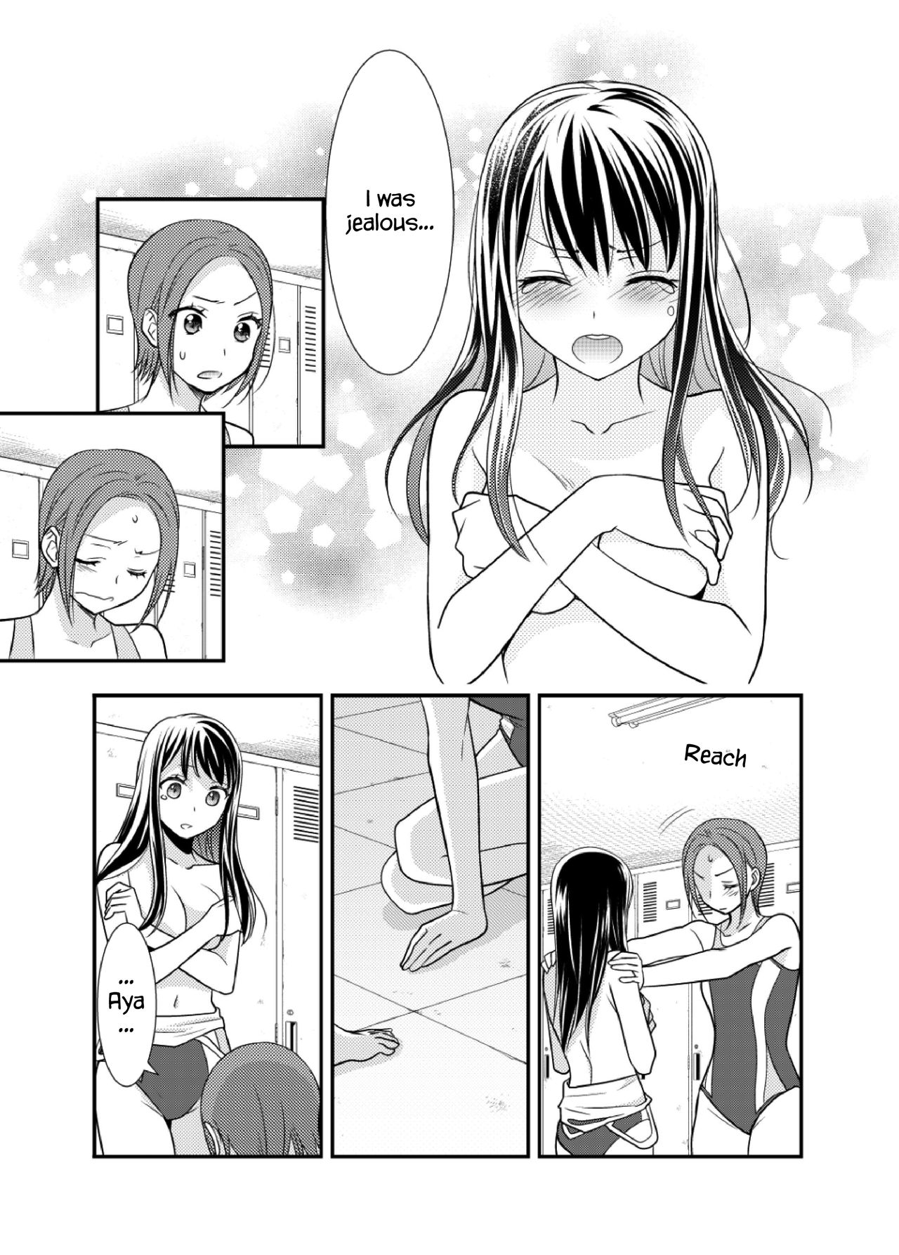 [スイートピー、COCOA BREAK (大島智、大島永遠)] 女子更衣室水泳部 [英訳] [DL版]