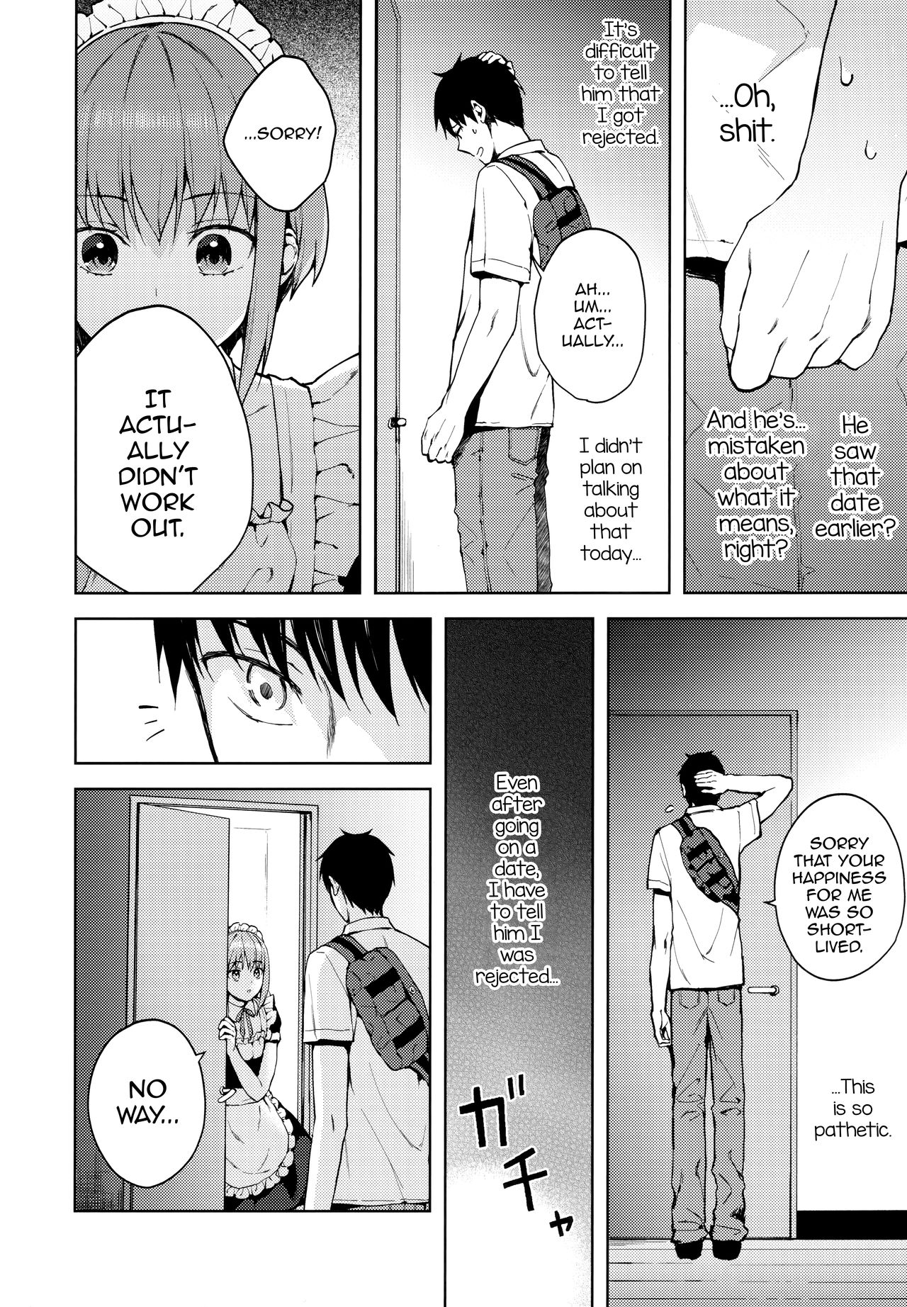 [candy paddle (ネムネム)] 彼女ごっこepi.2ーすれ違う二人とメイド服エッチー [英訳]