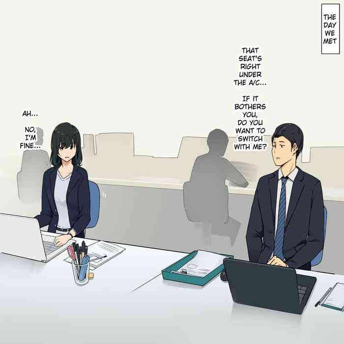 [わかまつ] 見知り同僚女子と密着セックスするお話 [英訳]