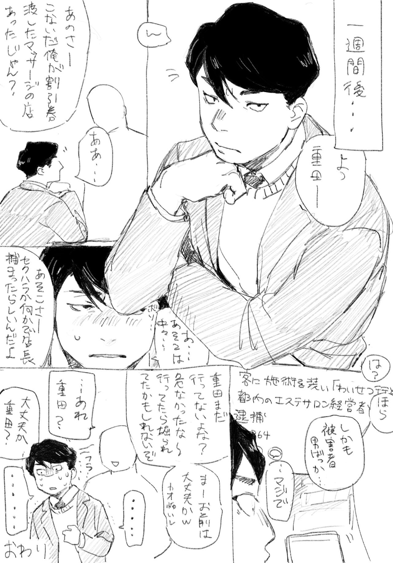 [もづくちゃん] 盛夫がはじめてのマッサージへ行く漫画です (3月のライオン) [DL版]