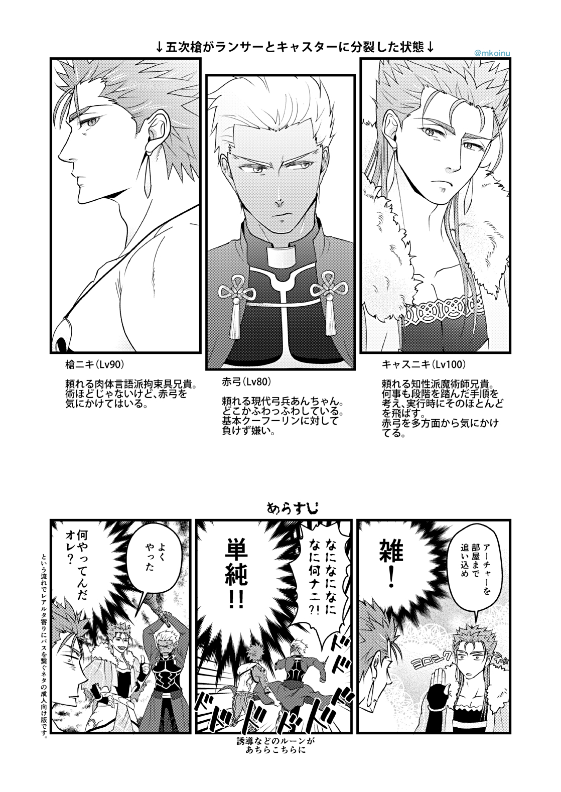 [HI→BOY (仔犬)] 魔術師と弓兵と拘束具 (Fate/Grand Order) [DL版]