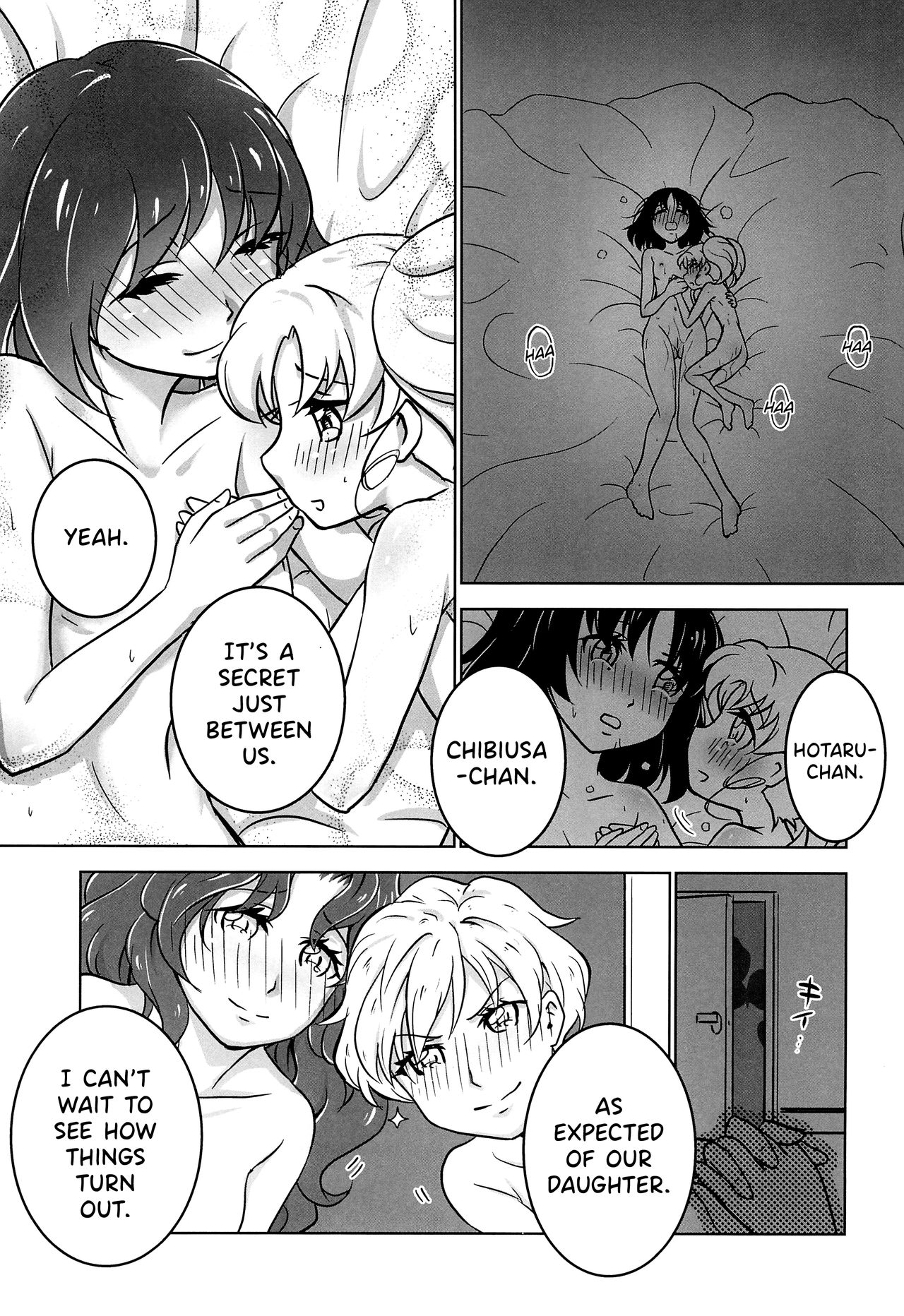 (C86) [あいの倉 (タカハギケモノ)] ほたるとちびうさのはじめてのないしょ (セーラームーン) [英訳]