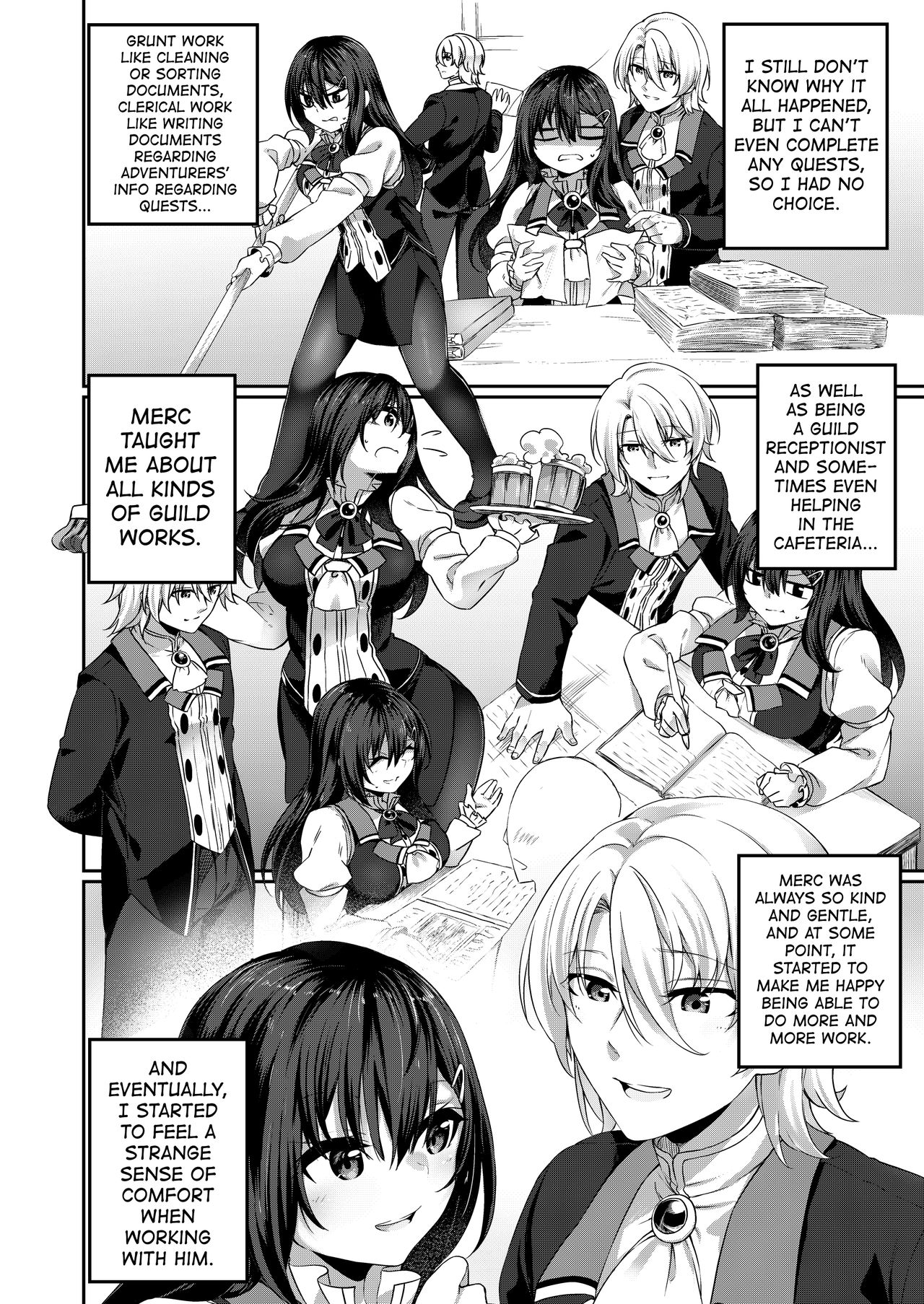 [すらいむのかんむり (かんむり)] 乱暴勇者が冒険者ギルドの受付嬢になって幸せになる話 [英訳] [DL版]