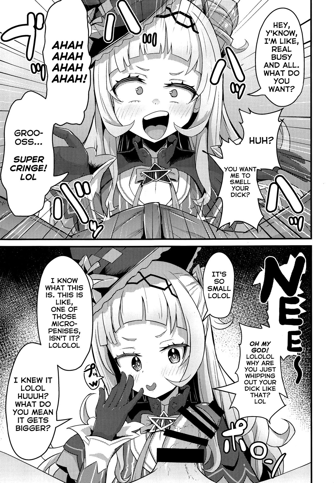 [わやわや (わや)] おねがいします一回だけでいいのでとりあえず嗅いでください (ホロライブ) [英訳]