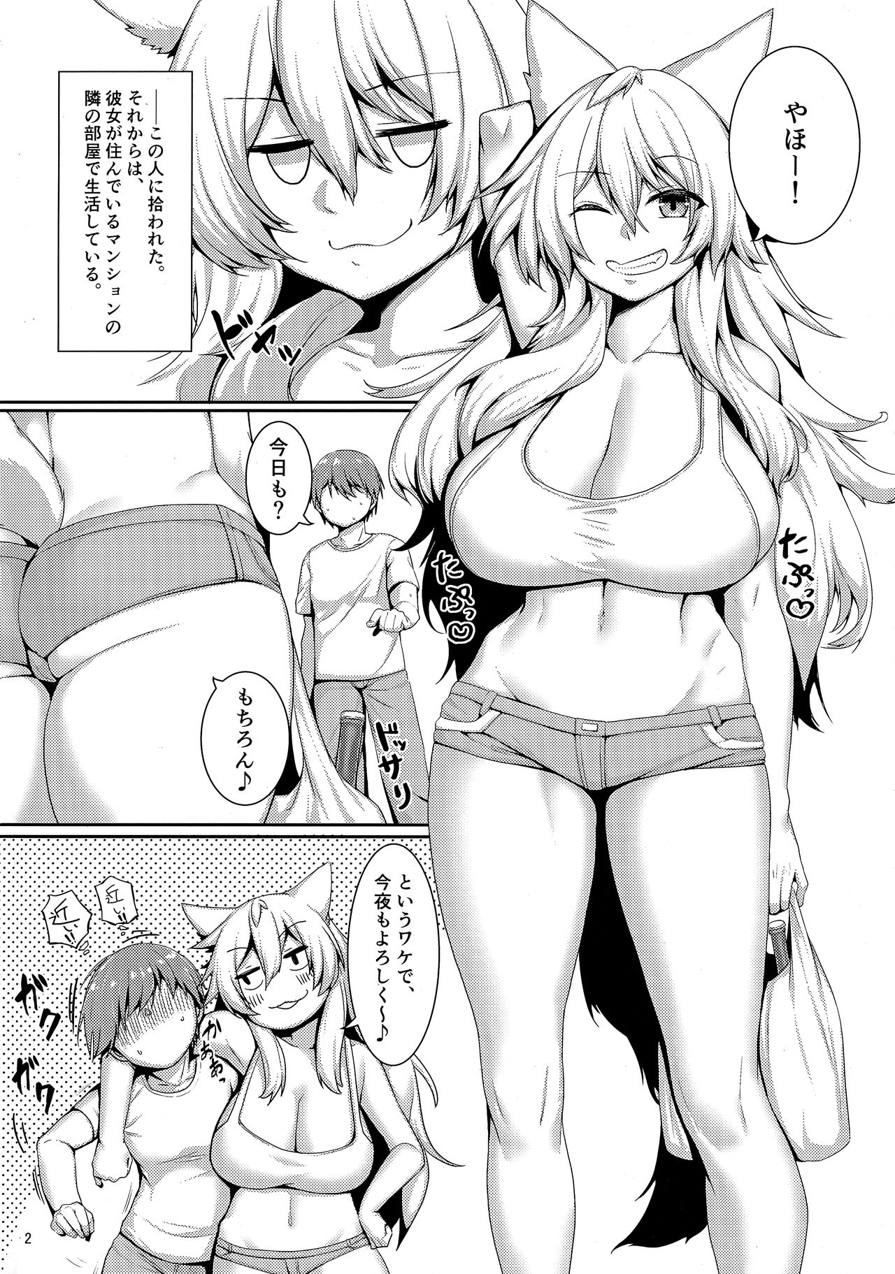 [かれーやさん (ハルマ)] となりのキツネ娘のお姉さん