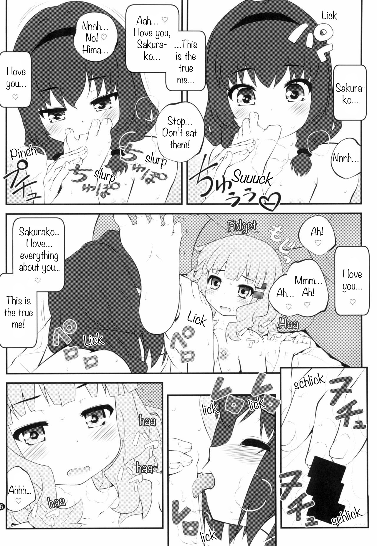 (GirlsLoveFestival 25) [ぷり桃 (ごやっち)] 秘め事フラワーズ14 (ゆるゆり) [英訳]