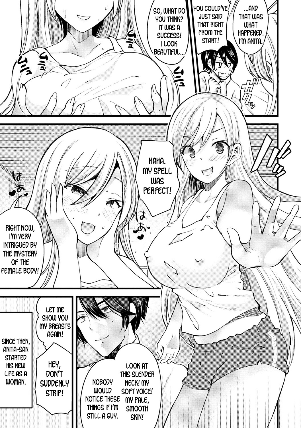 [羅ぶい] 女体化して女魔法師になる (別冊コミックアンリアル TSビッチ～ヤりたがり女体化美少女たち～ Vol.1 ) [英訳] [DL版]