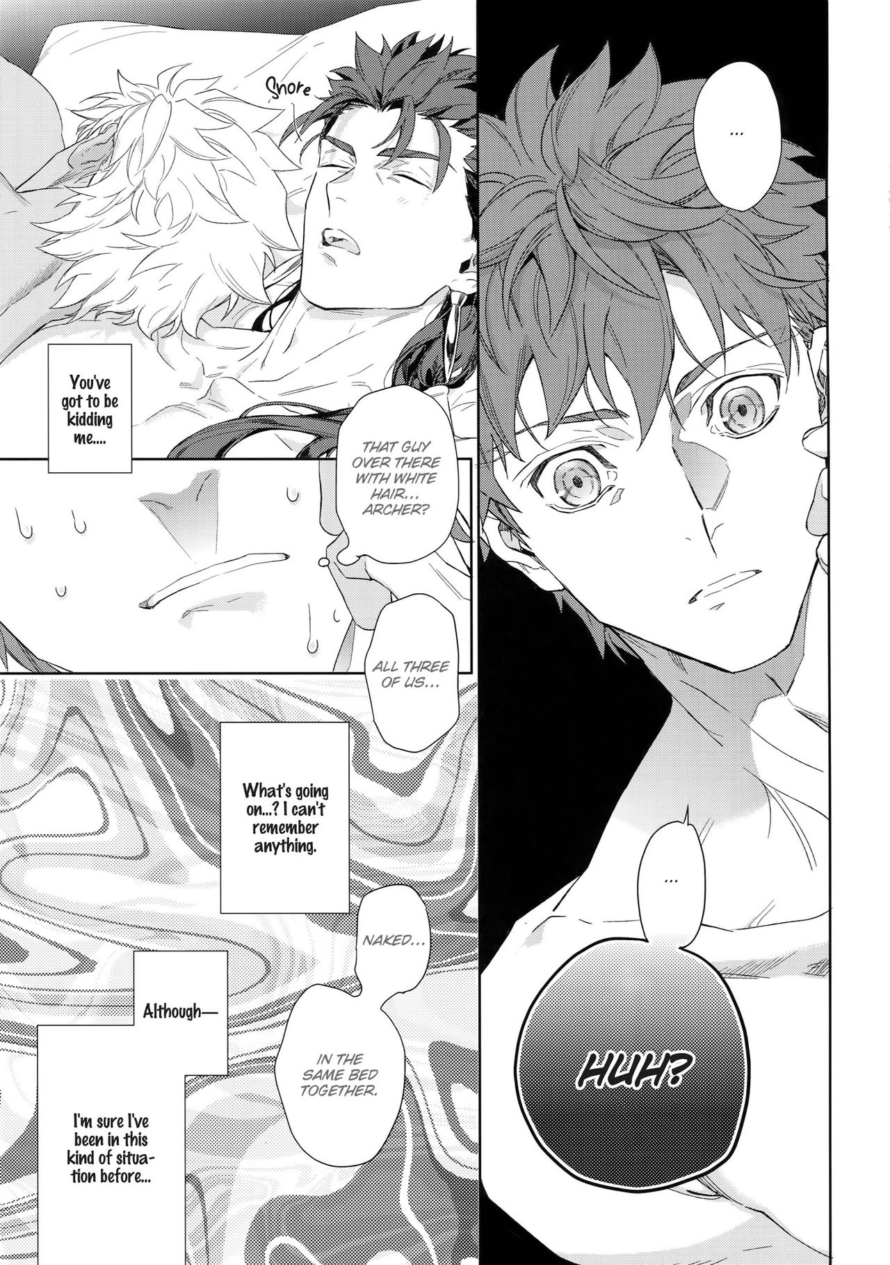 [RED (コイ)] Black or White (Fate/stay night) [英訳]