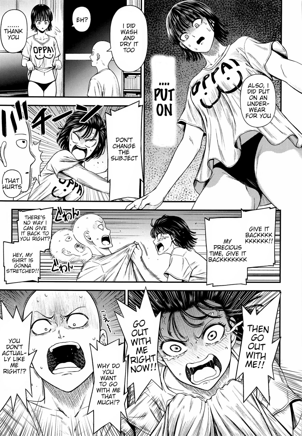 [にょろ？にょろ造 (清炭ハリケーン)] ONE-HURRICANE 6.5 (ワンパンマン) [英訳]