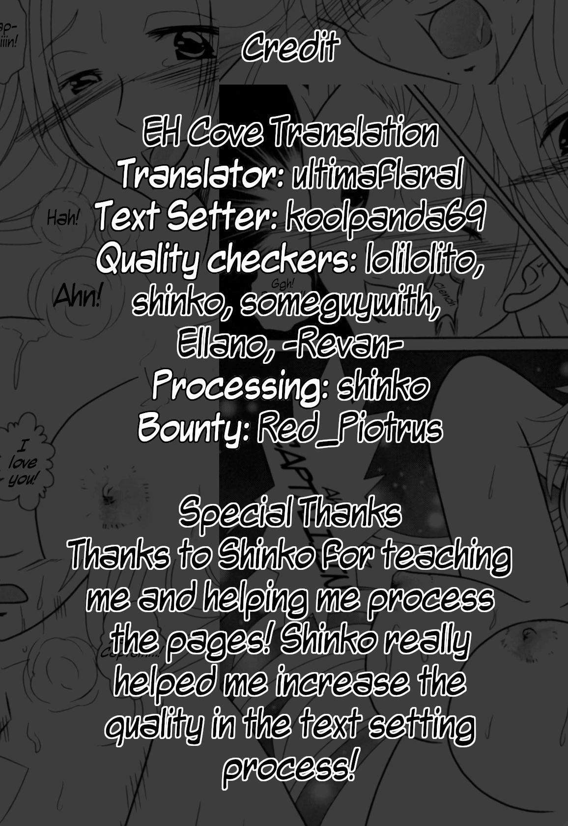 (C71) [亀の子 (亀井香里)] 冷たく輝く月の下で (ブリーチ) [英訳]