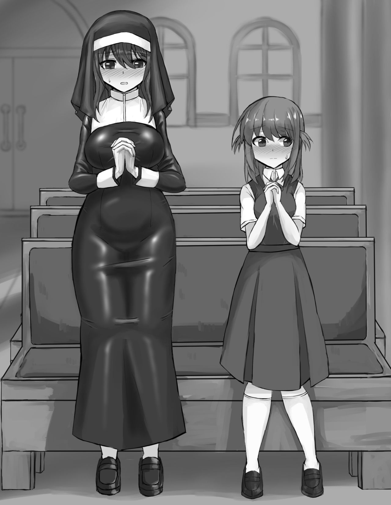 [島鵜製作所 (島鵜そりね)] ふたなり女の子がシスターさんとえっちな関係になっちゃうお話 [DL版]