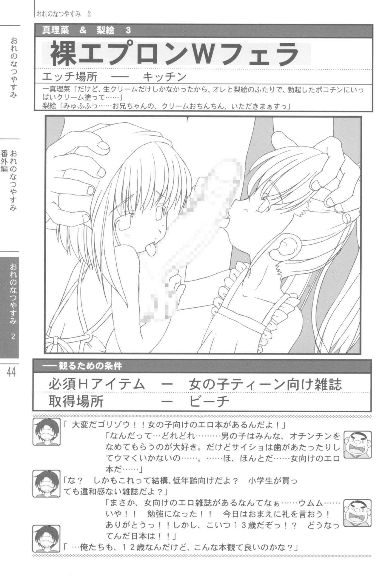 (C68) [私立さくらんぼ小学校 (苦魔鬼轟丸、みそおでん)] なつやすみの手引き