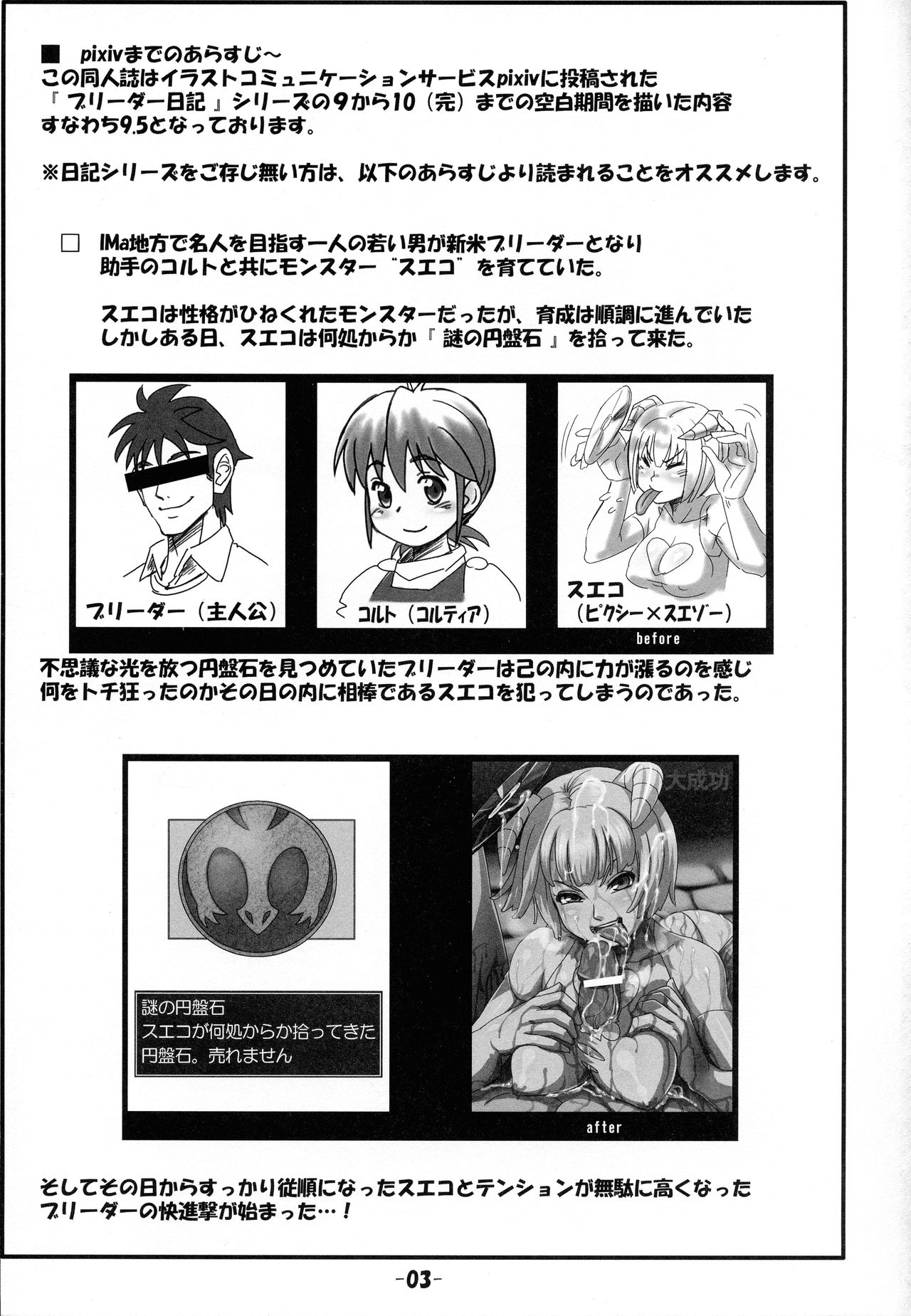 [赤月赤座堂 (不死者O)] ブリーダー日記9.5 (モンスターファーム)