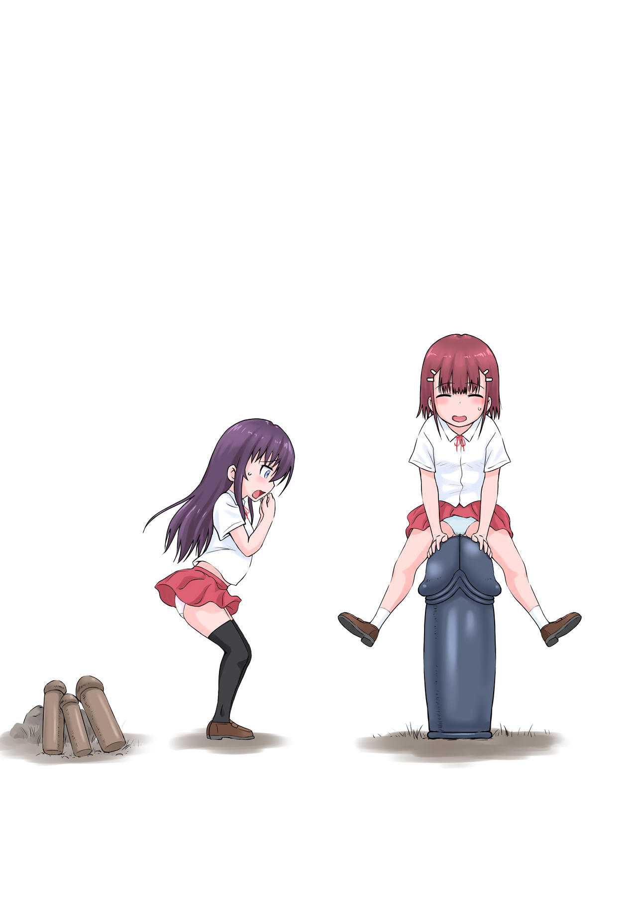 [画々研 (まひるの影郎)] かぐらちゃんに御神木が生えちゃったみたいです [英訳] [DL版]