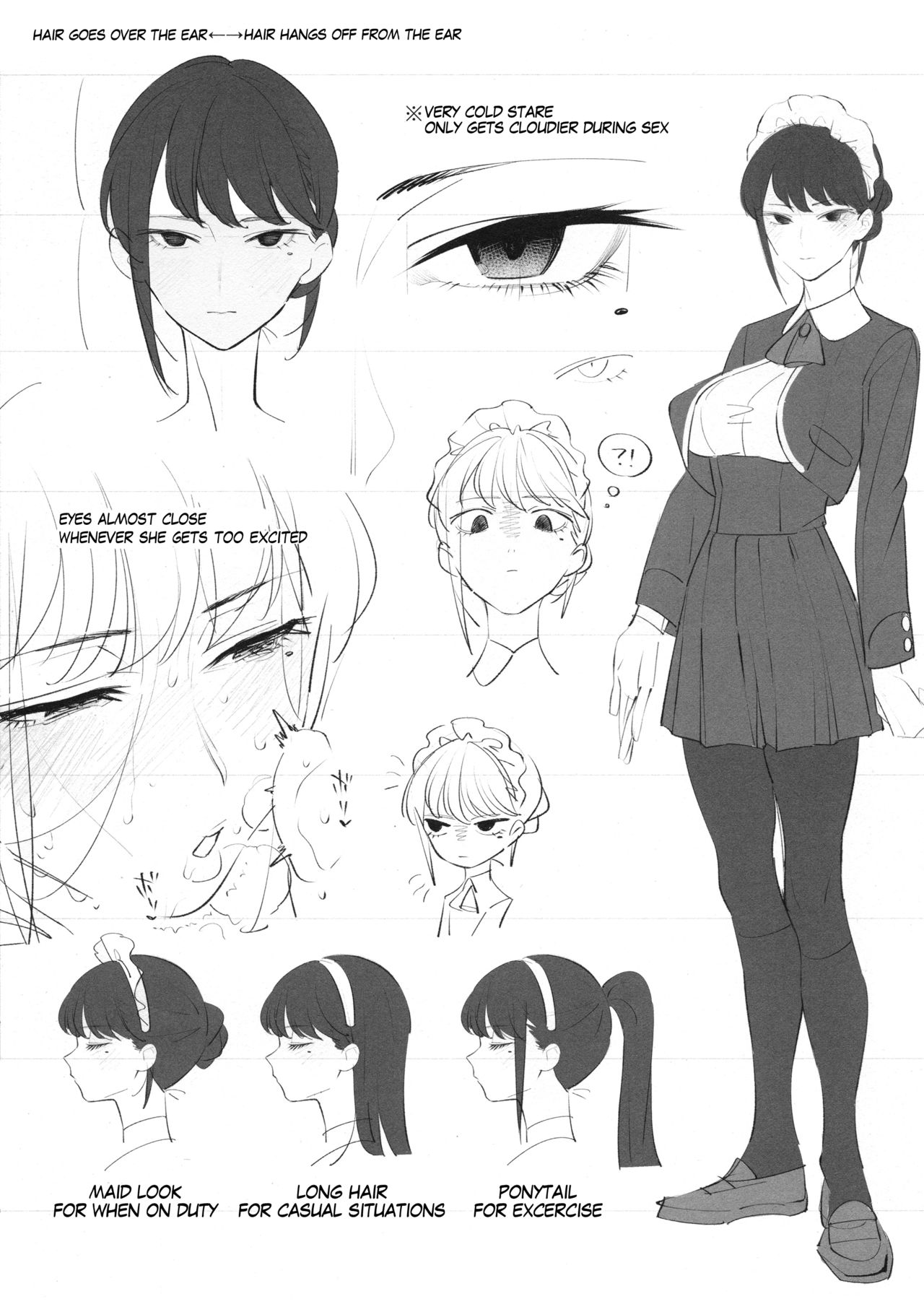 (C95) [zero戦 (xxzero)] メイドな先輩 準備号 [英訳] [無修正]